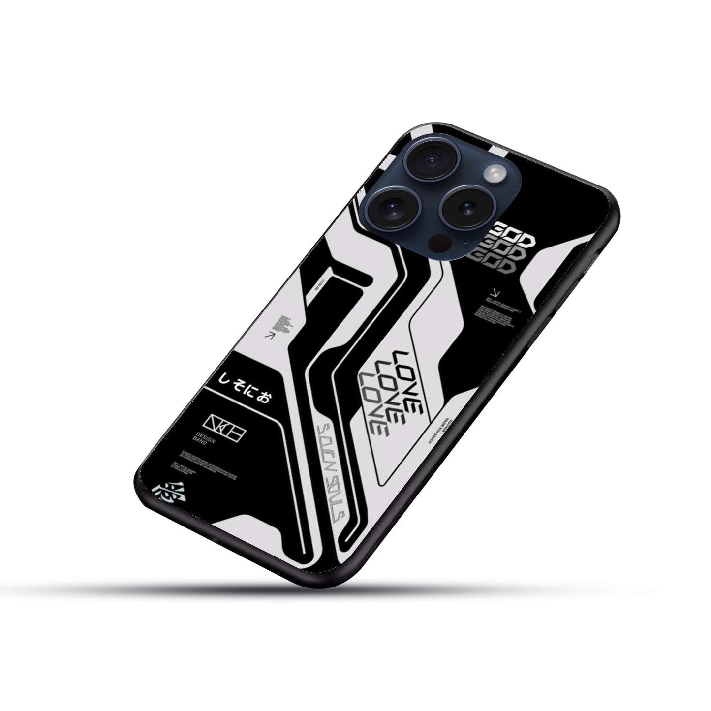 LOVE Aesthetic Original Glass Glossy Finish Back Cover