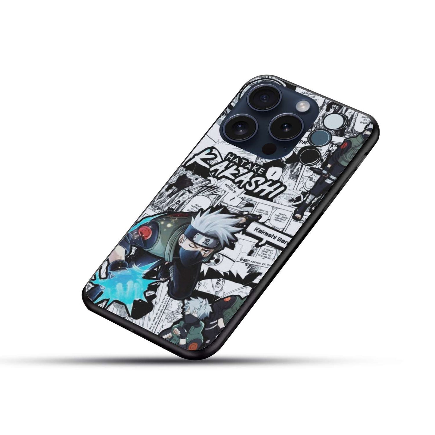 Kakashi Hatake Original Glass Glossy Finish Back Cover