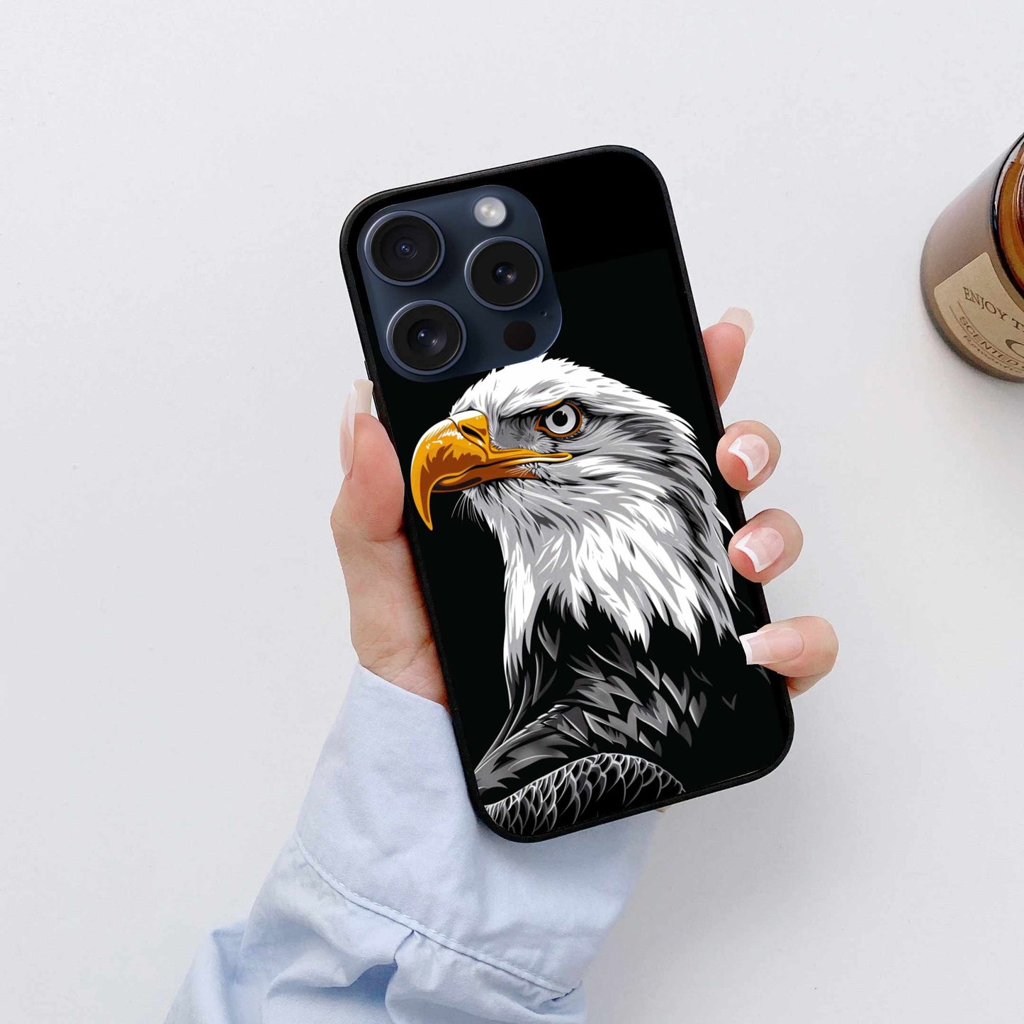 Bald Eagle Printed Original Glass Cover