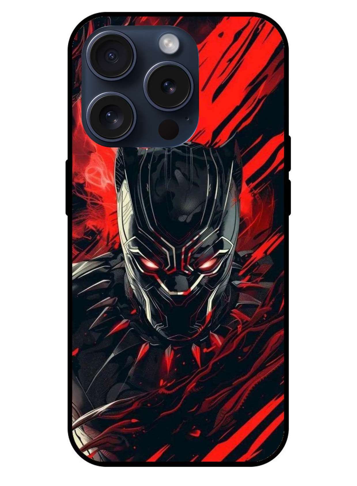 Black Panther Original Glass Glossy Finish Back Cover