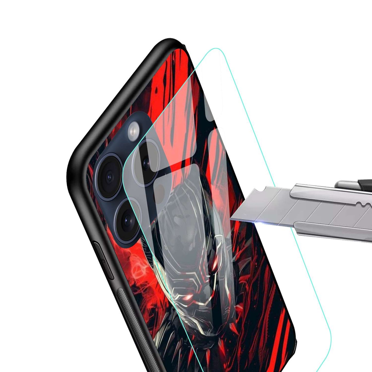 Black Panther Original Glass Glossy Finish Back Cover