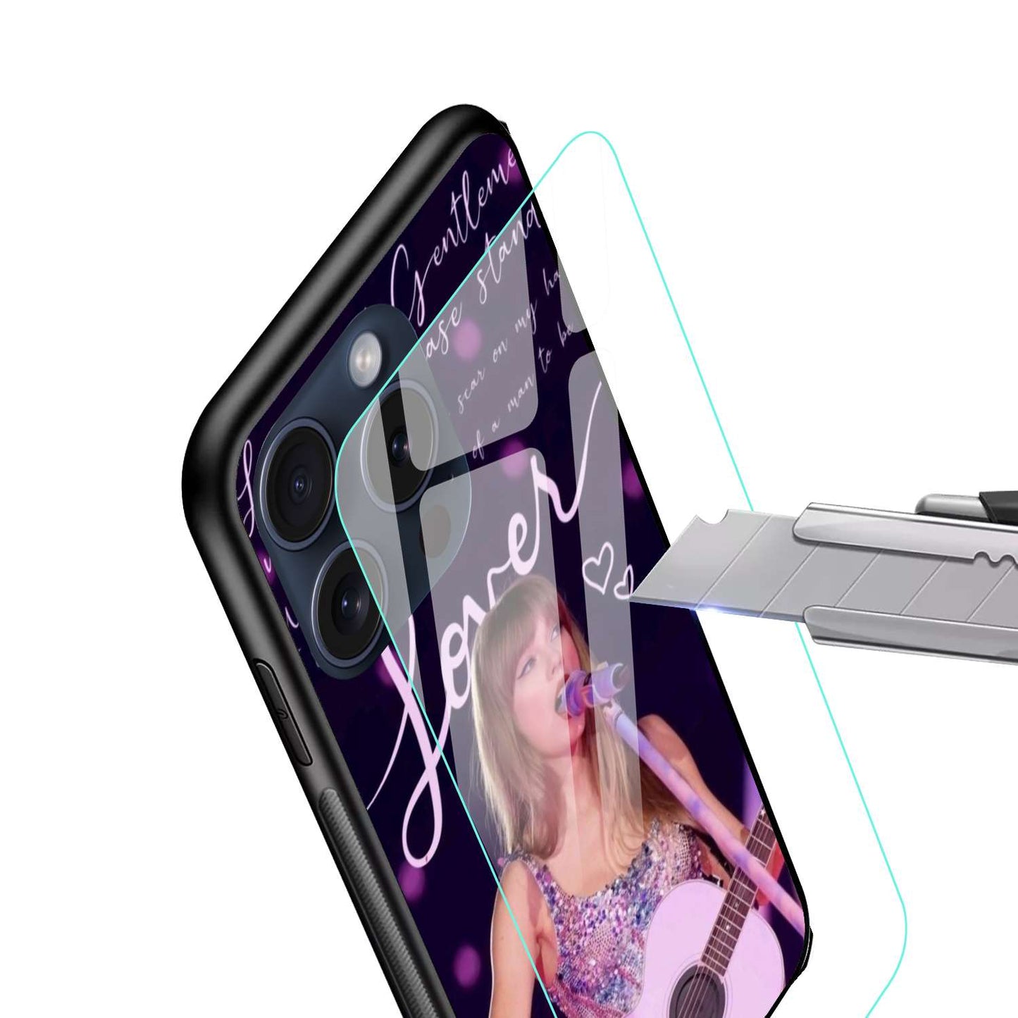 Lover design Original Glass Glossy Finish Back Cover