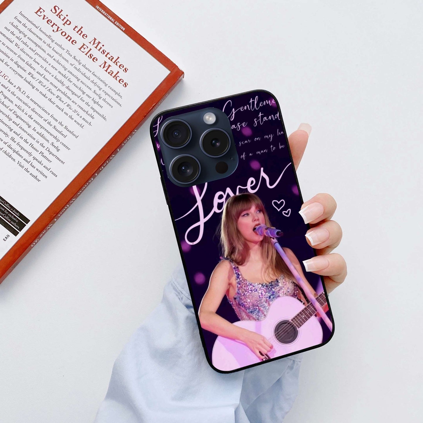 Lover design Original Glass Glossy Finish Back Cover