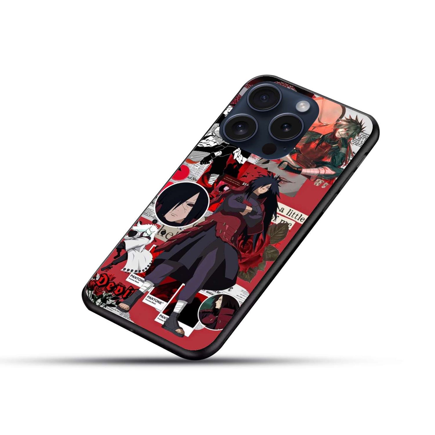 Madara Uchiha Original Glass Glossy Finish Back Cover