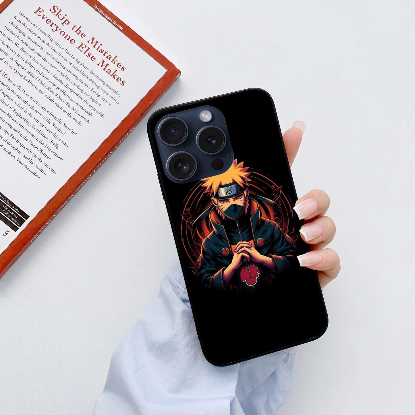 Naruto Original Glass Glossy Finish Back Cover