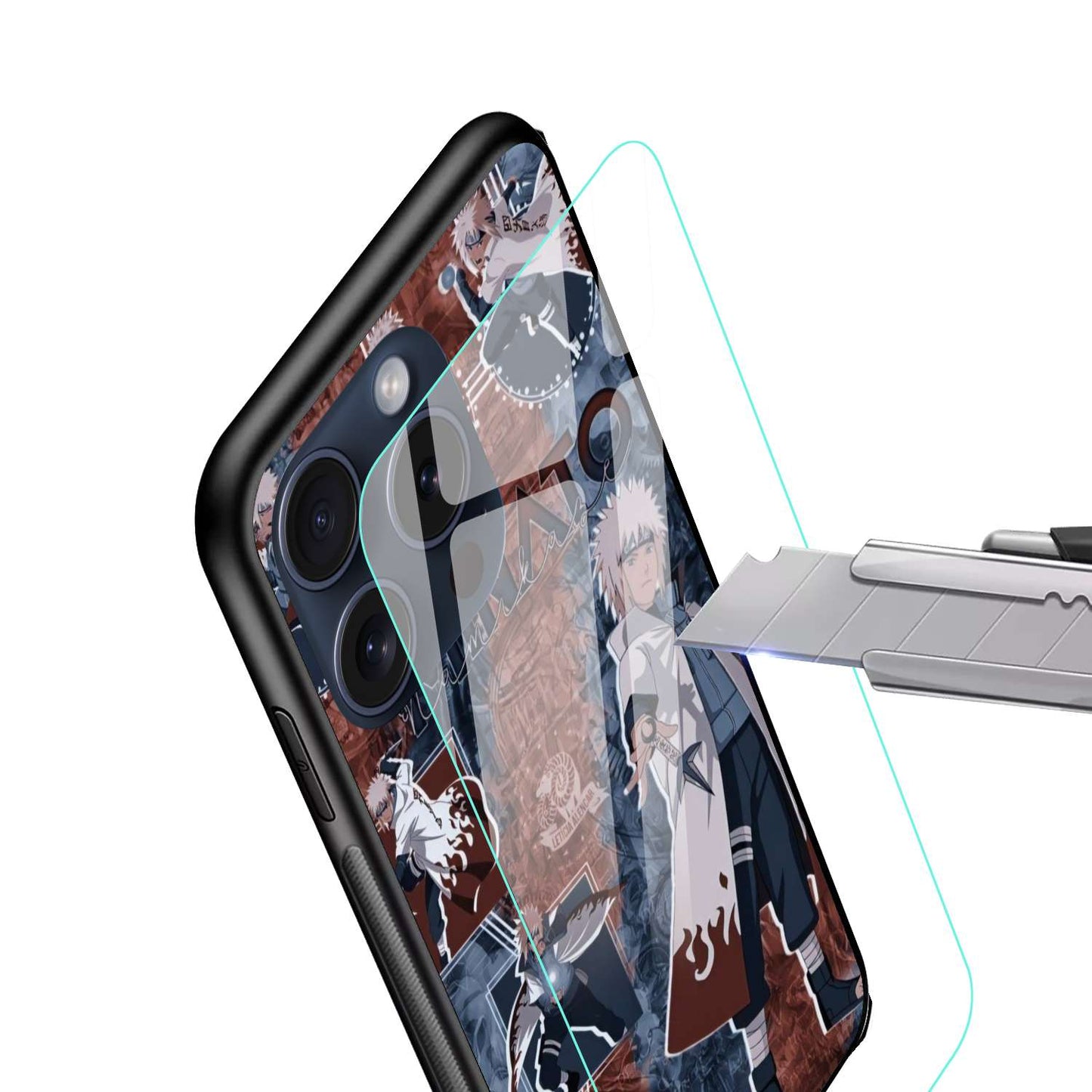 Minato Original Glass Glossy Finish Back Cover
