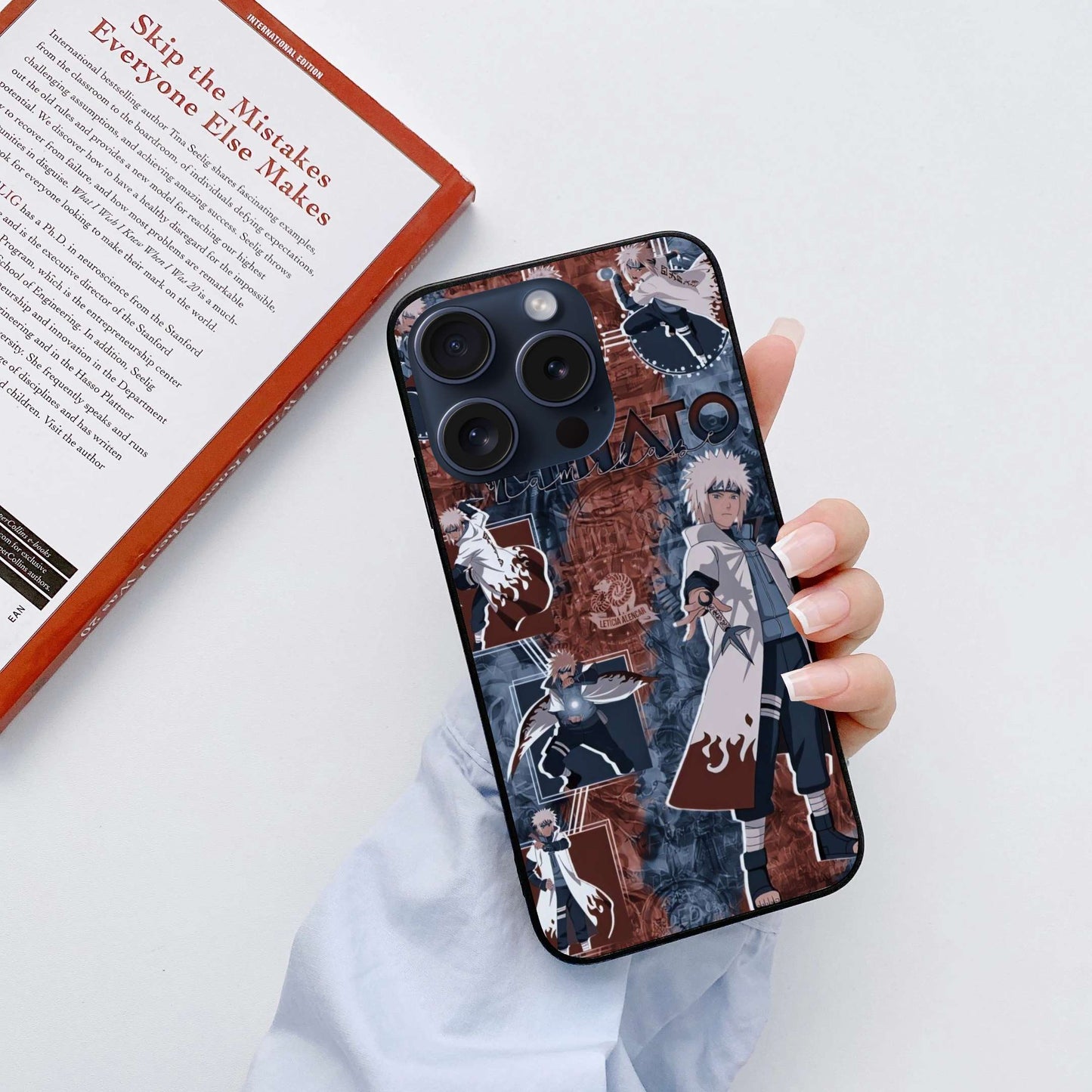 Minato Original Glass Glossy Finish Back Cover