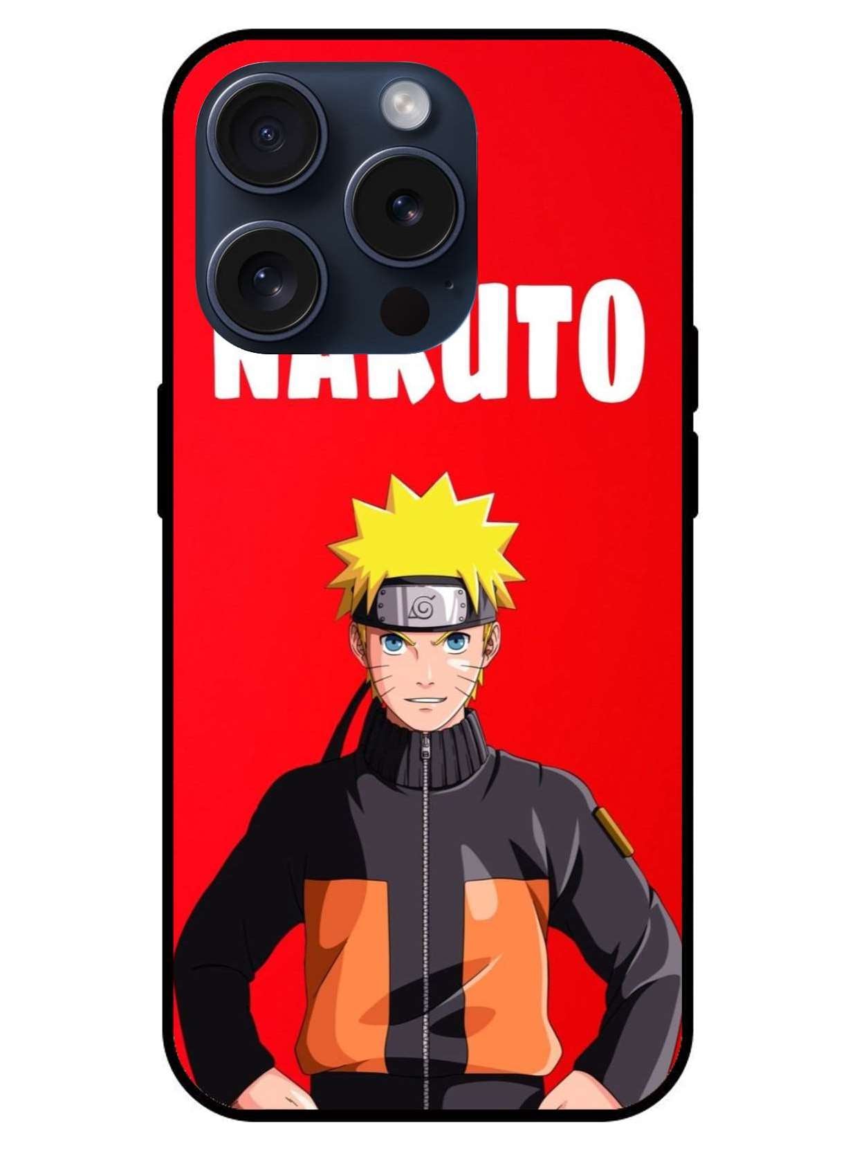 Naruto Original Glass Glossy Finish Back Cover