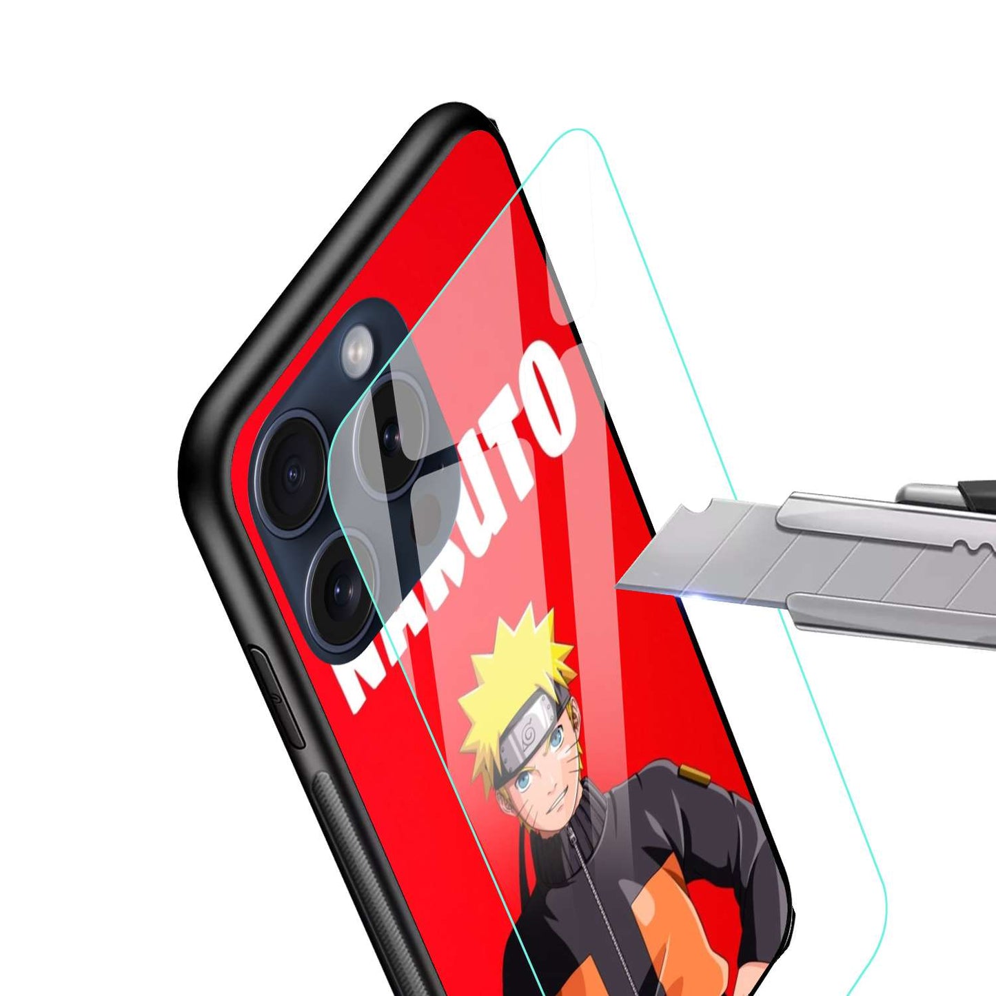 Naruto Original Glass Glossy Finish Back Cover