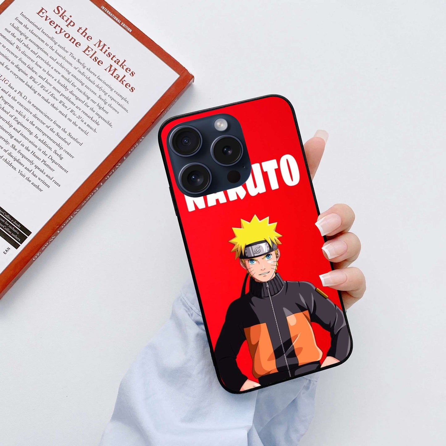 Naruto Original Glass Glossy Finish Back Cover