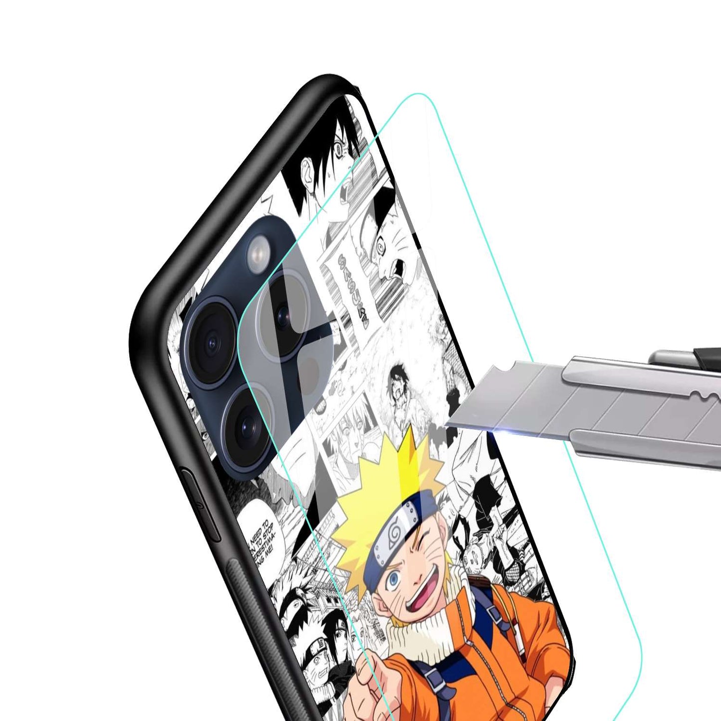 Naruto Original Glass Glossy Finish Back Cover