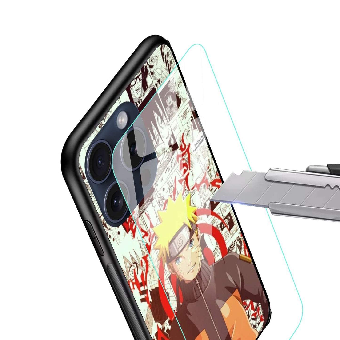 Naruto Original Glass Glossy Finish Back Cover