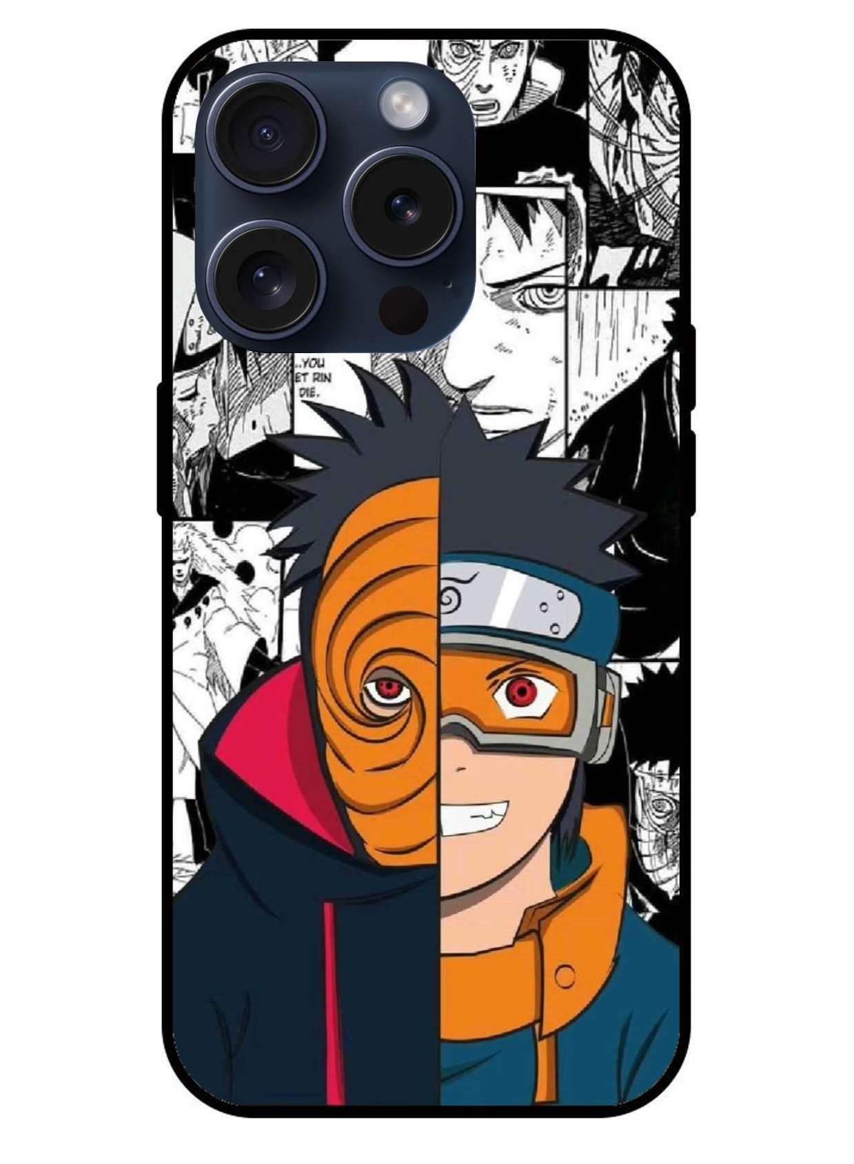 Obito Original Glass Glossy Finish Back Cover