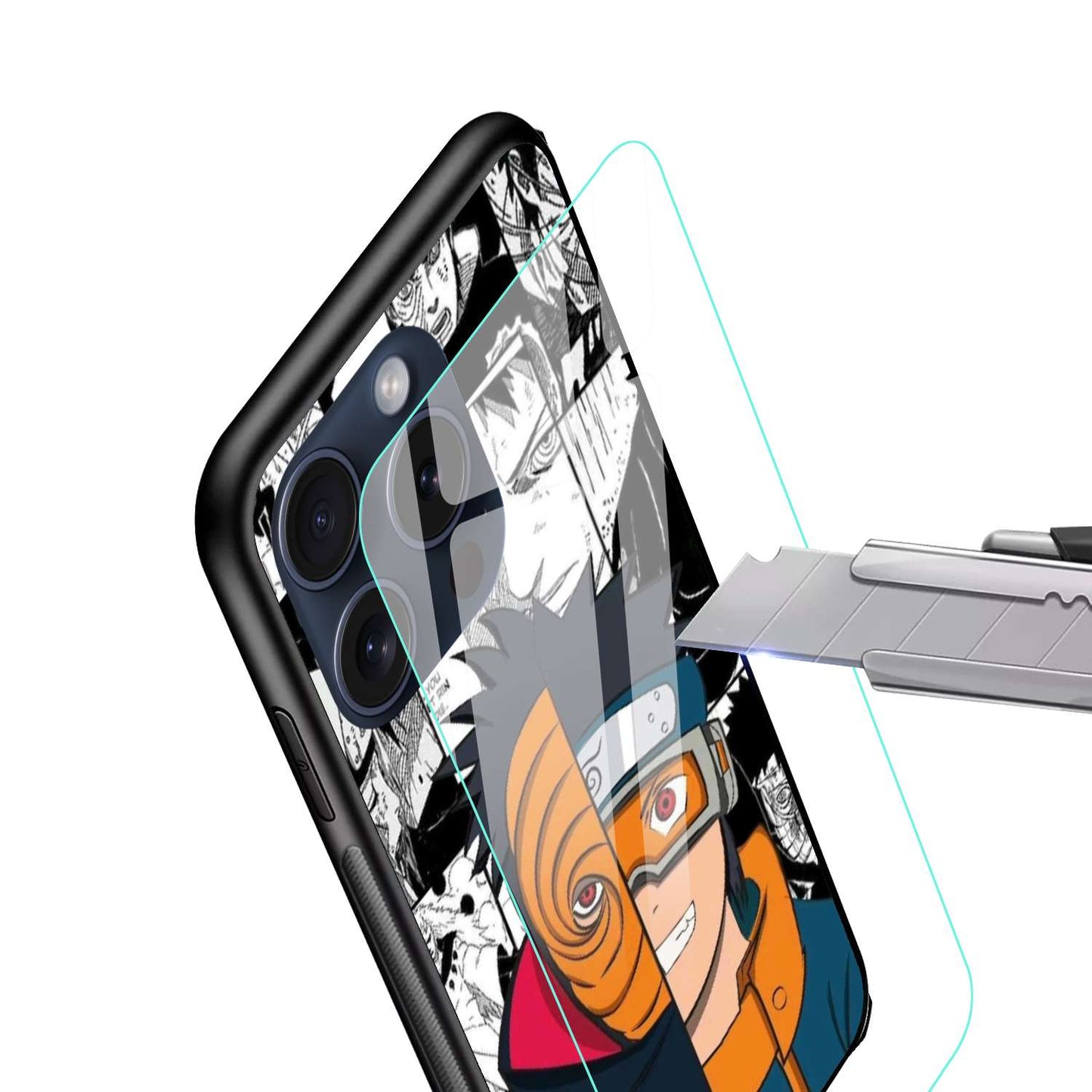 Obito Original Glass Glossy Finish Back Cover