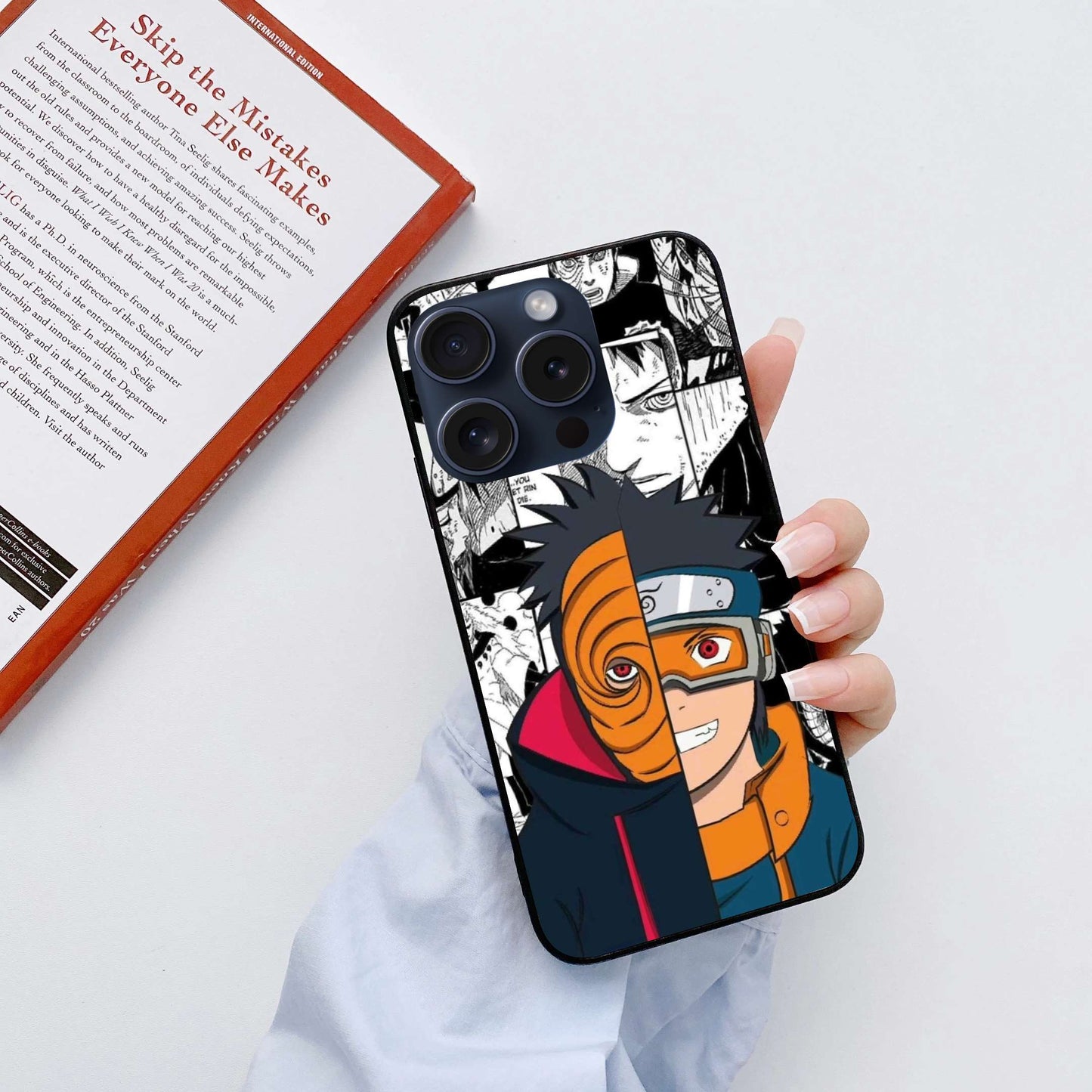 Obito Original Glass Glossy Finish Back Cover