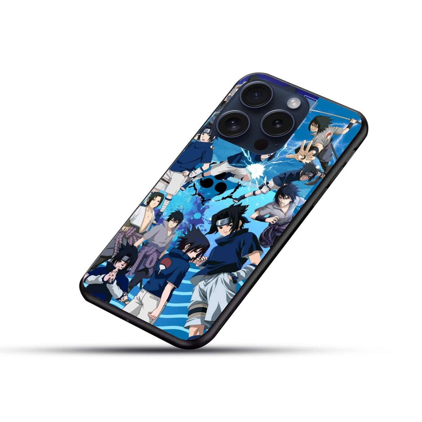 Sasuke Uchiha Original Glass Glossy Finish Back Cover
