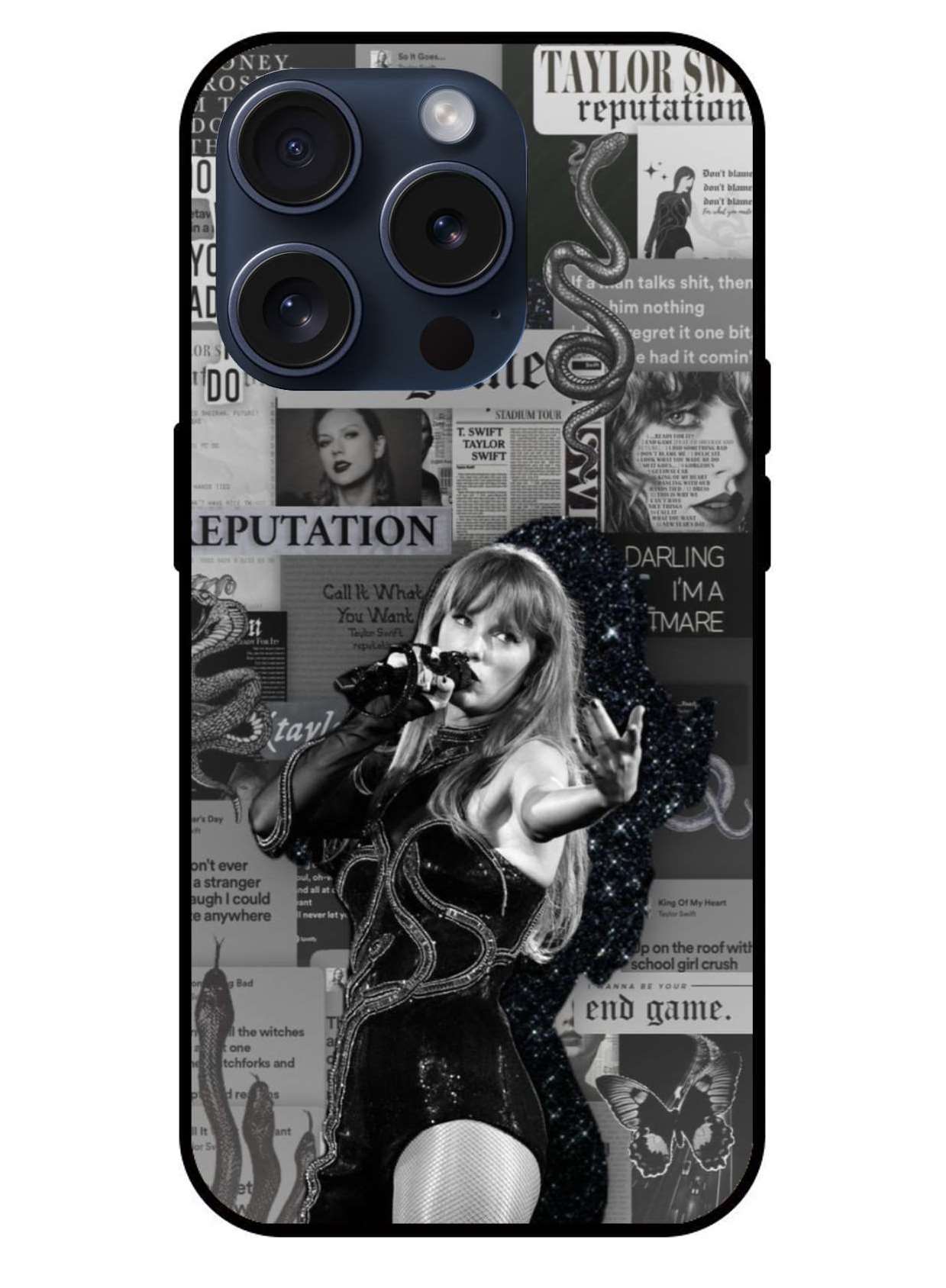 Taylor Swift Aesthetic Original Glass Glossy Finish Back Cover
