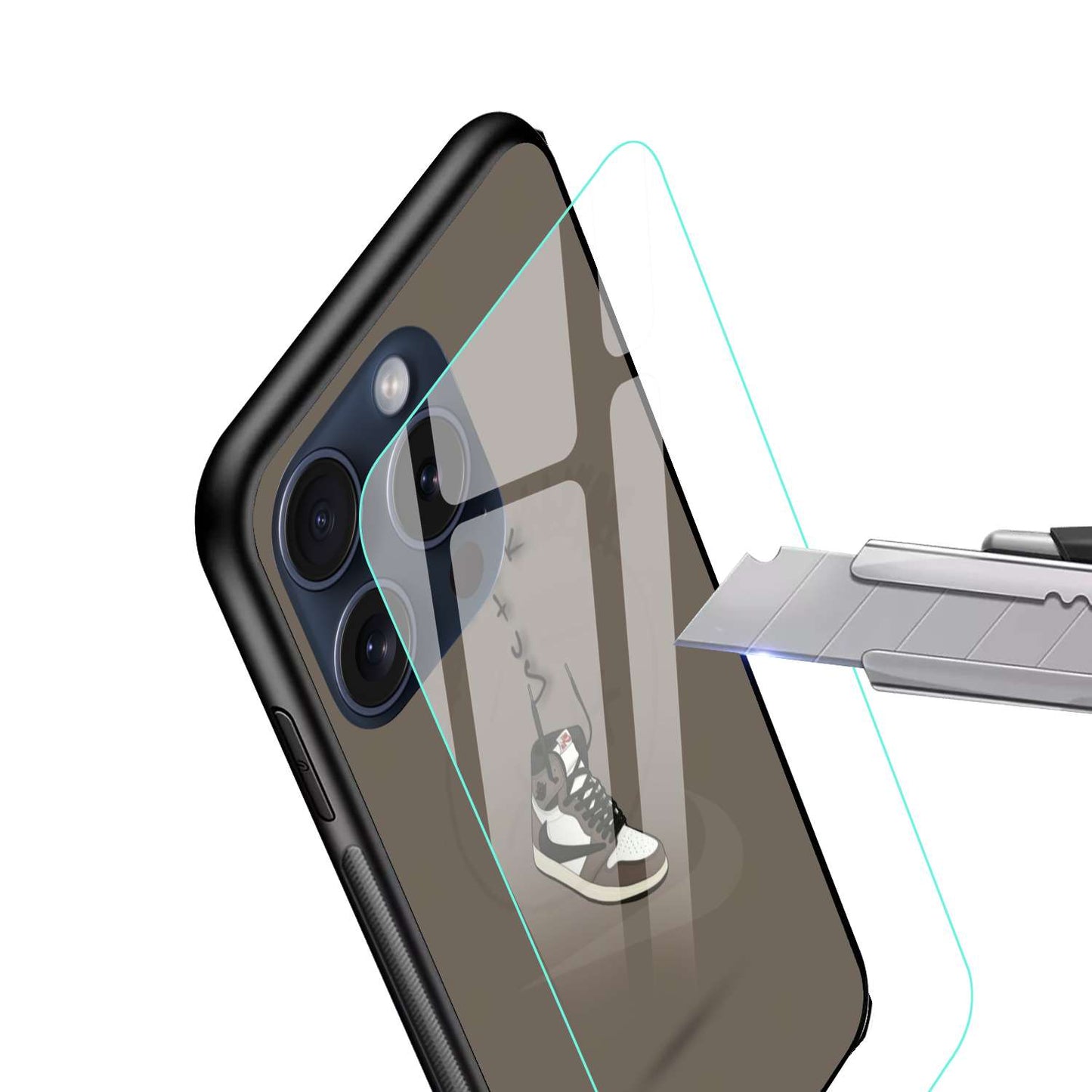 Nike Aesthetic Original Glass Glossy Finish Back Cover