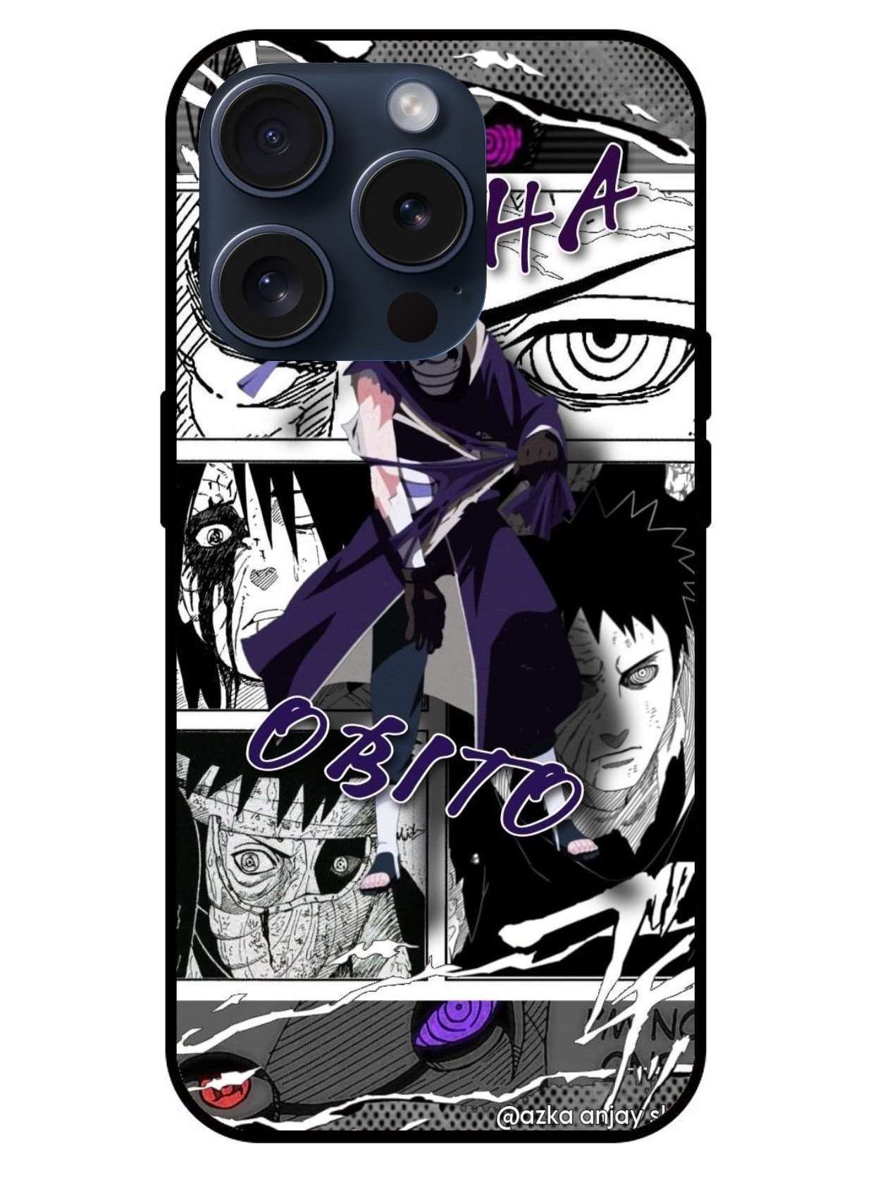 Obito Original Glass Glossy Finish Back Cover