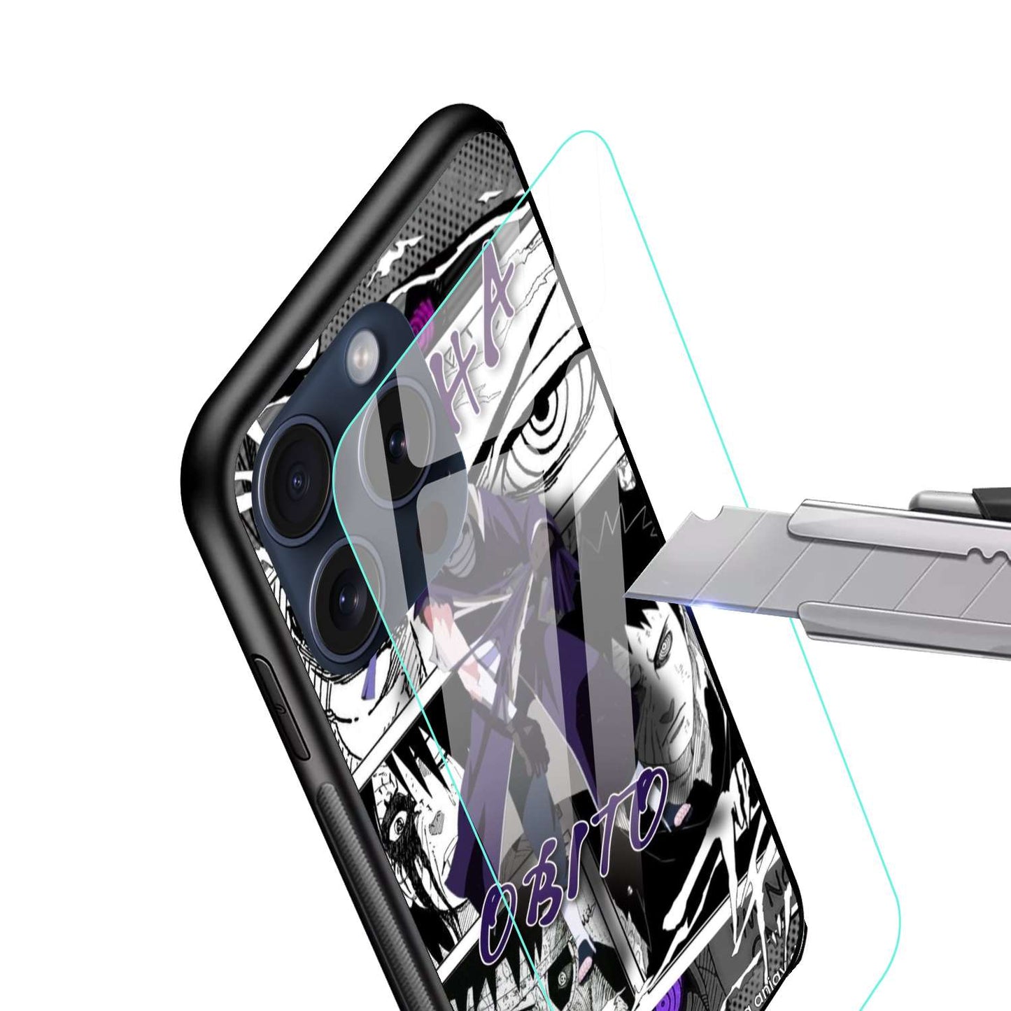 Obito Original Glass Glossy Finish Back Cover