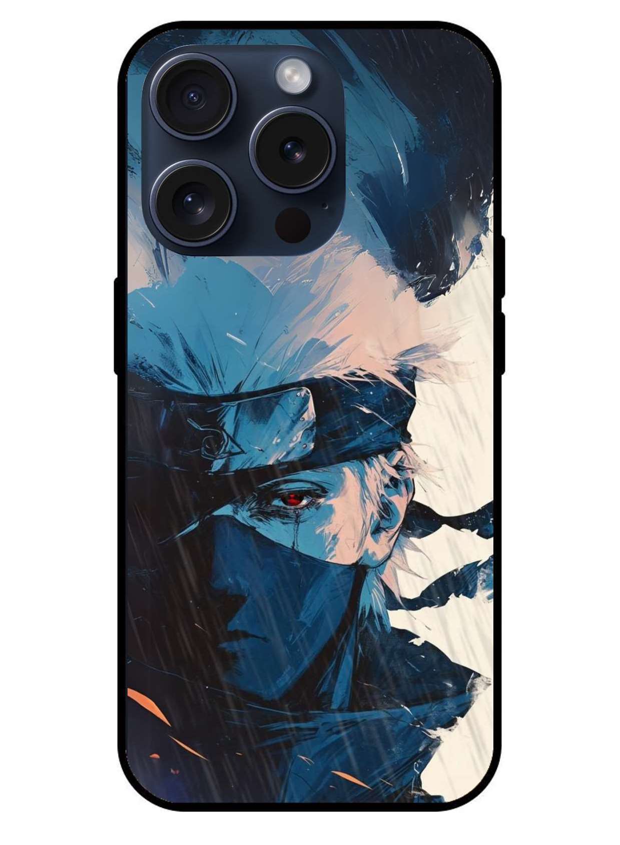 Kakashi Hatake Original Glass Glossy Finish Back Cove
