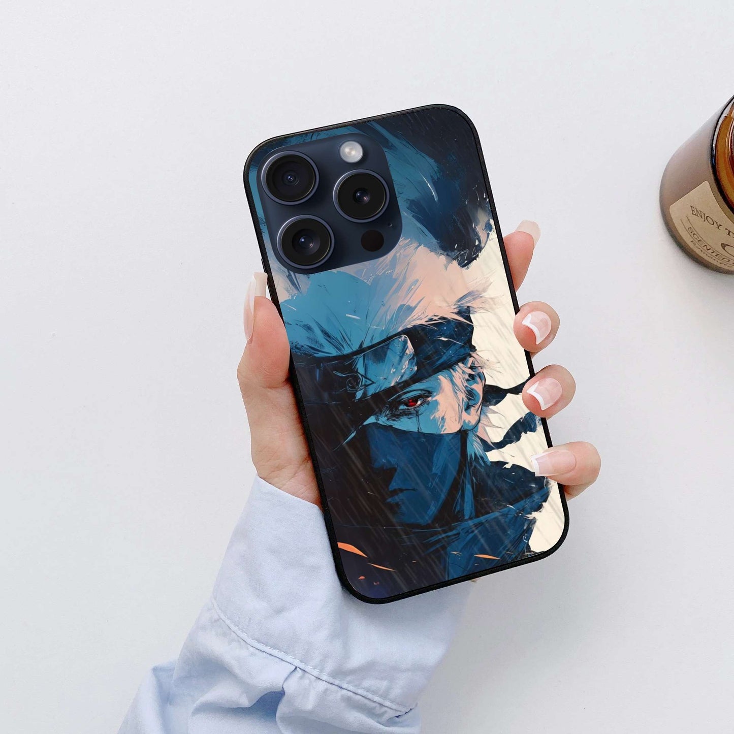 Kakashi Hatake Original Glass Glossy Finish Back Cove