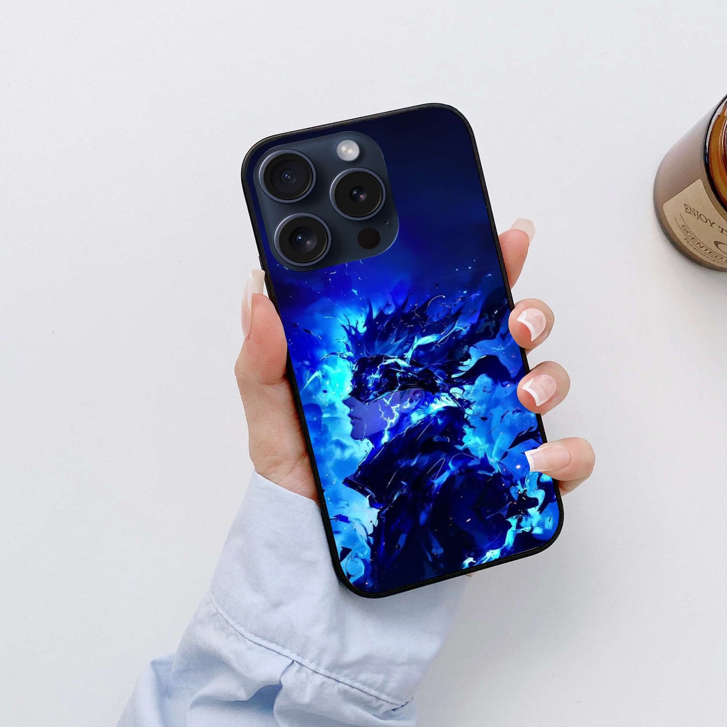 Gojo Jujutsu Kaisen Original Glass Glossy Finish Back Cove