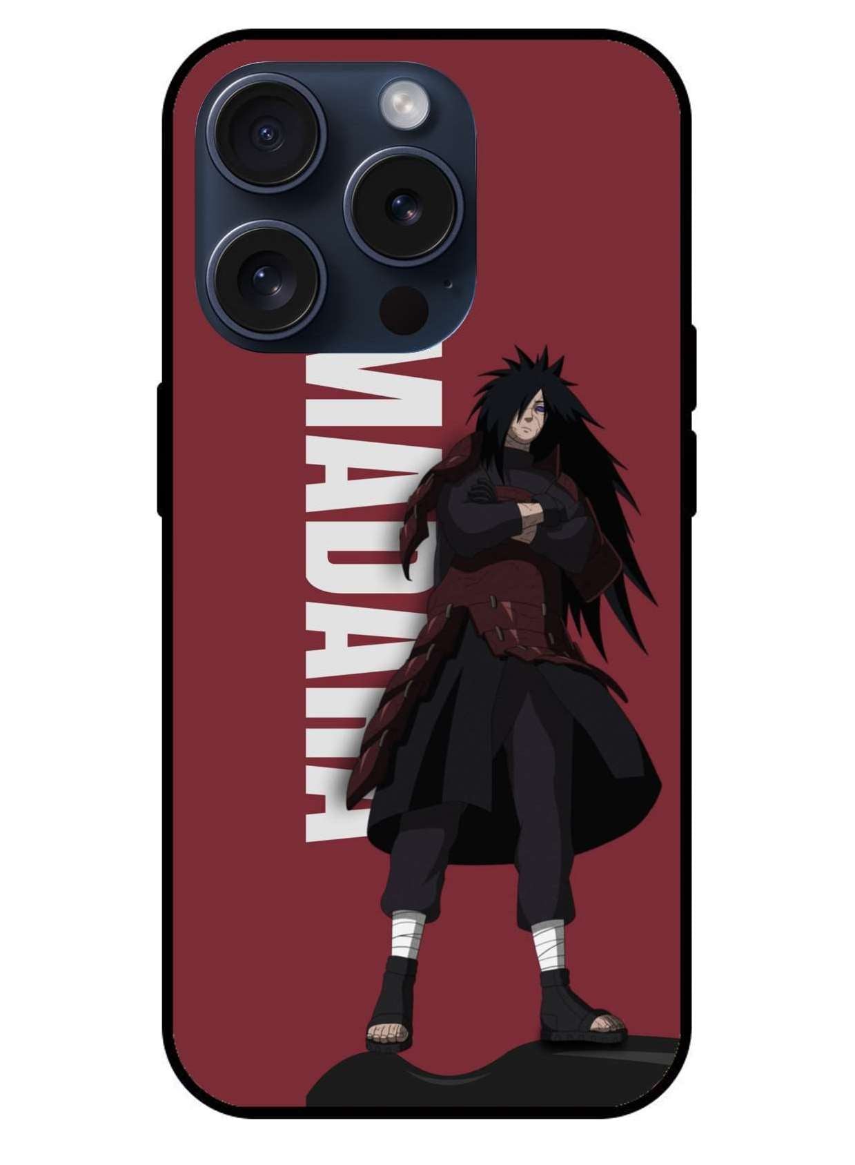 Madara Uchiha Naruto Original Glass Glossy Finish Back Cover