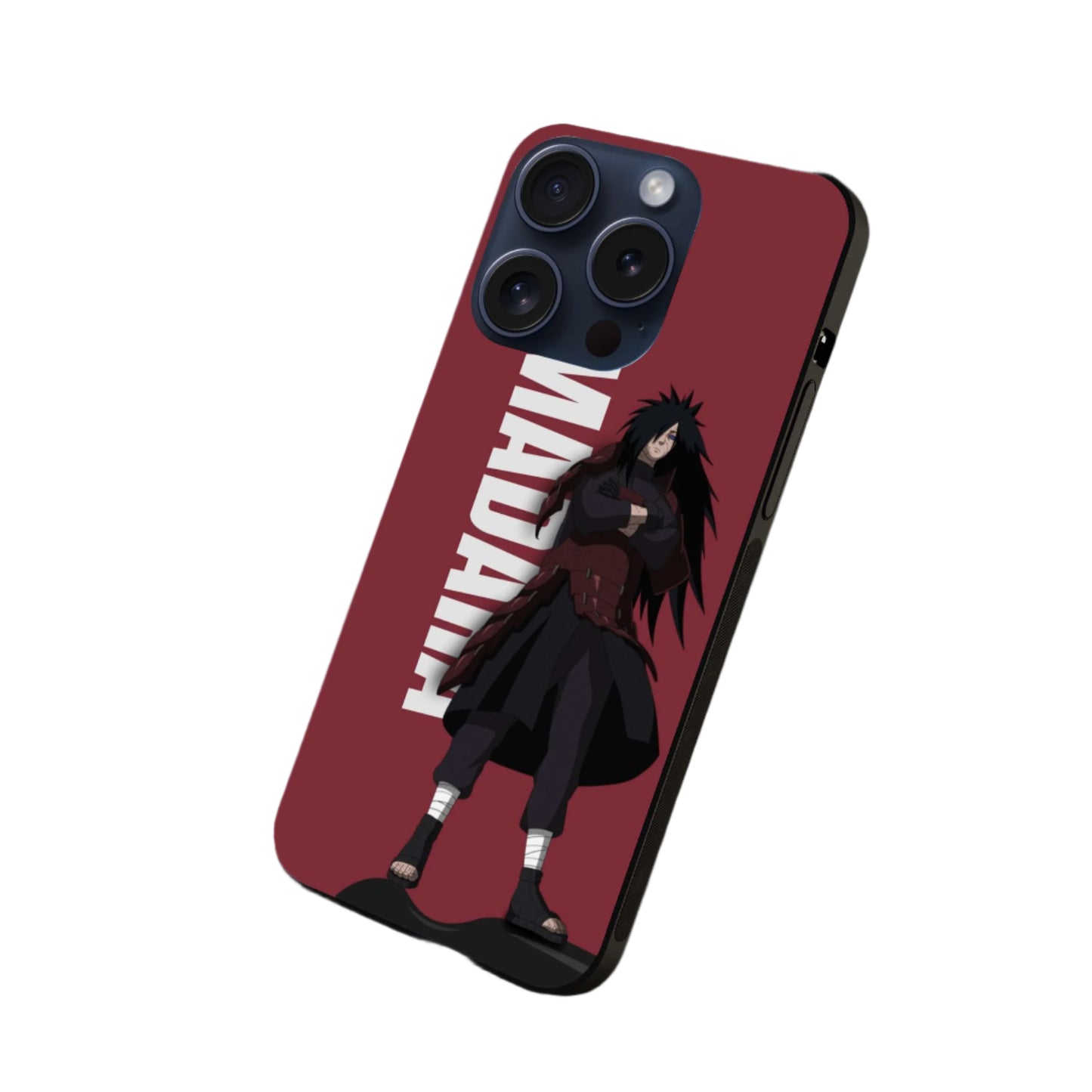 Madara Uchiha Naruto Original Glass Glossy Finish Back Cover