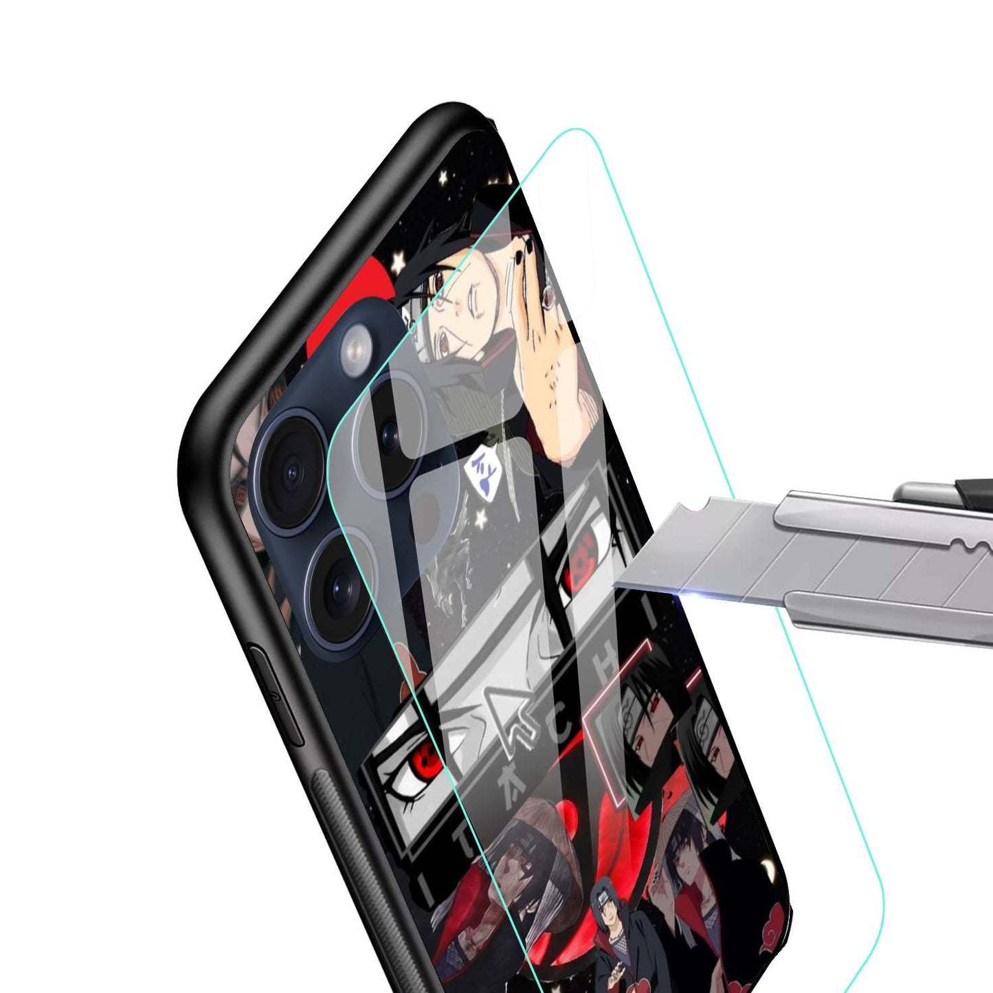 Itachi Original Glass Glossy Finish Back Cover