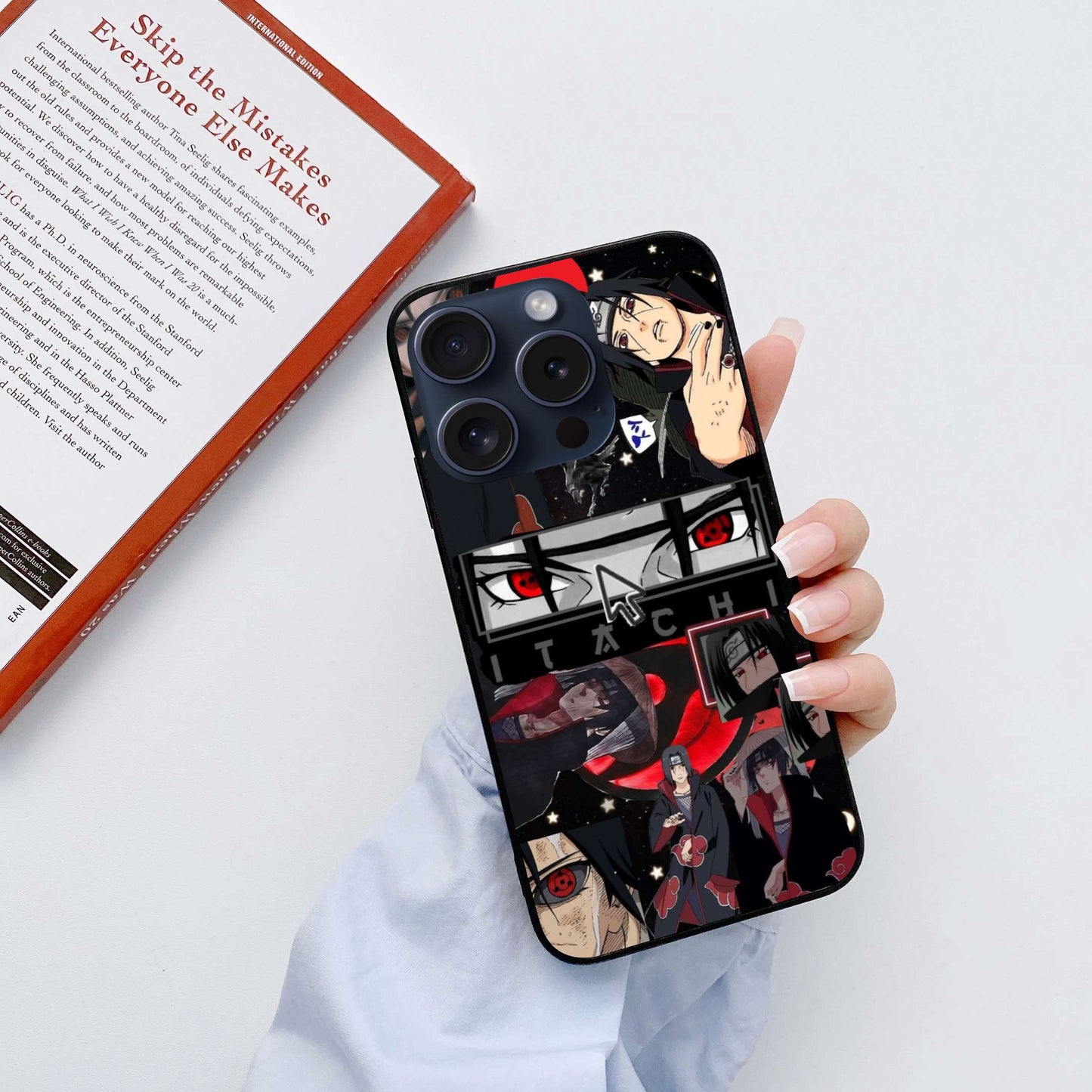 Itachi Original Glass Glossy Finish Back Cover