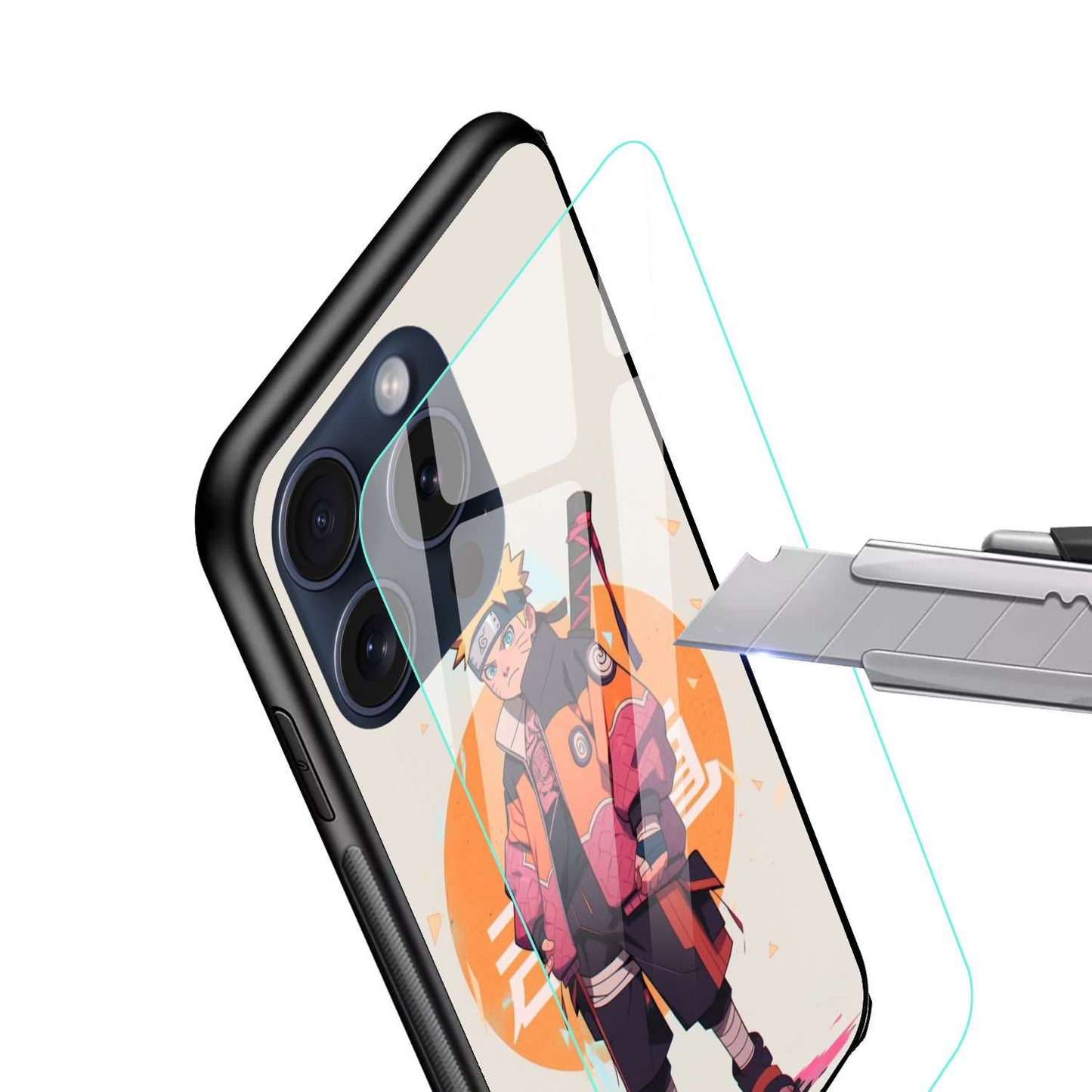 Naruto Original Glass Glossy Finish Back Cove
