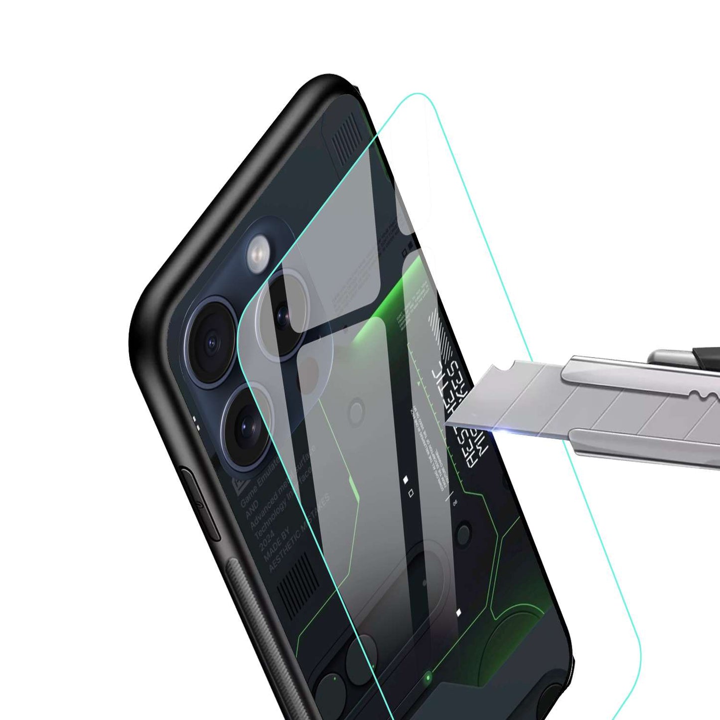 Motherboard Aesthetic Original Glass Glossy Finish Back Cover