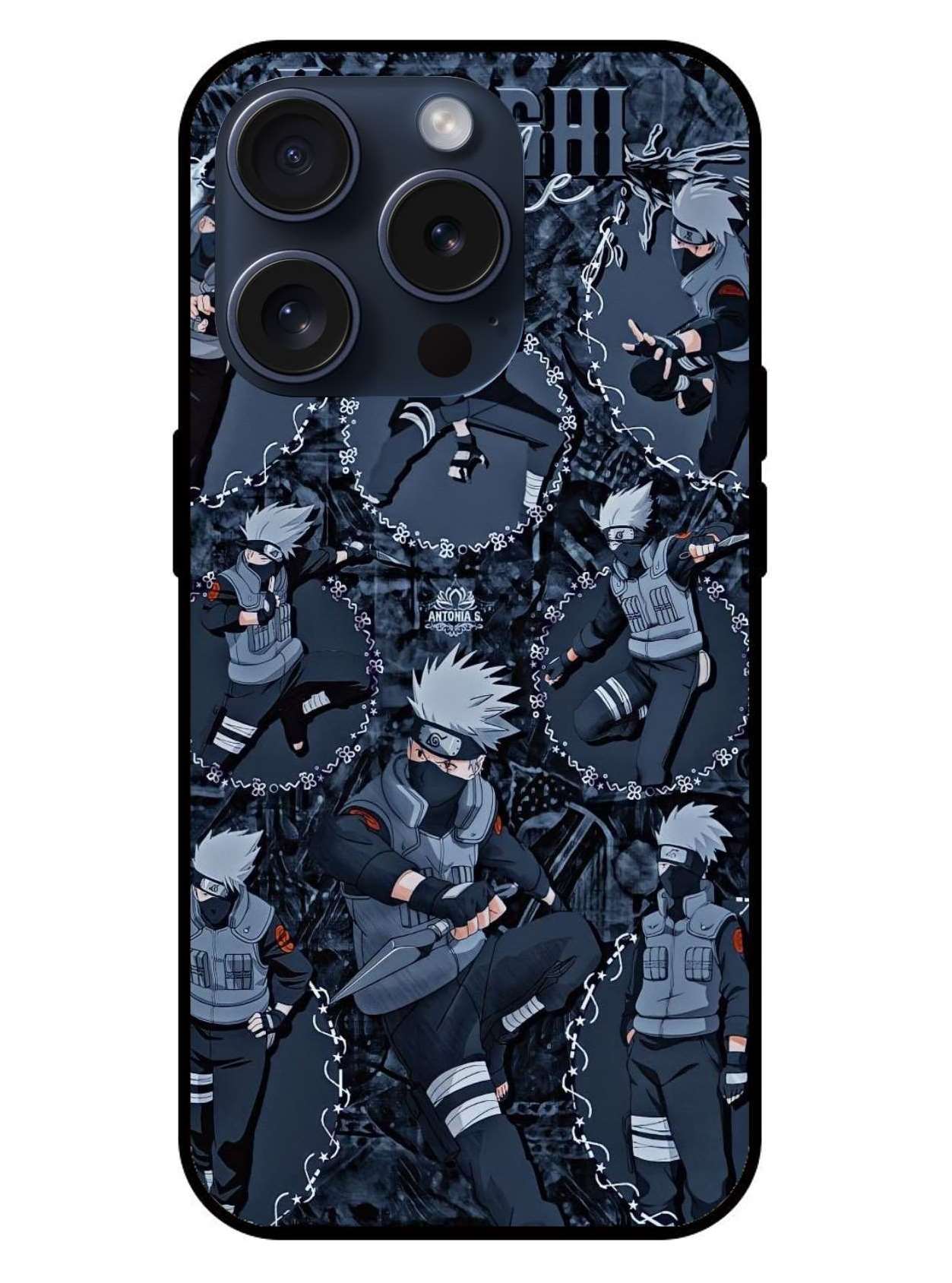 Kakashi Hatake Original Glass Glossy Finish Back Cover
