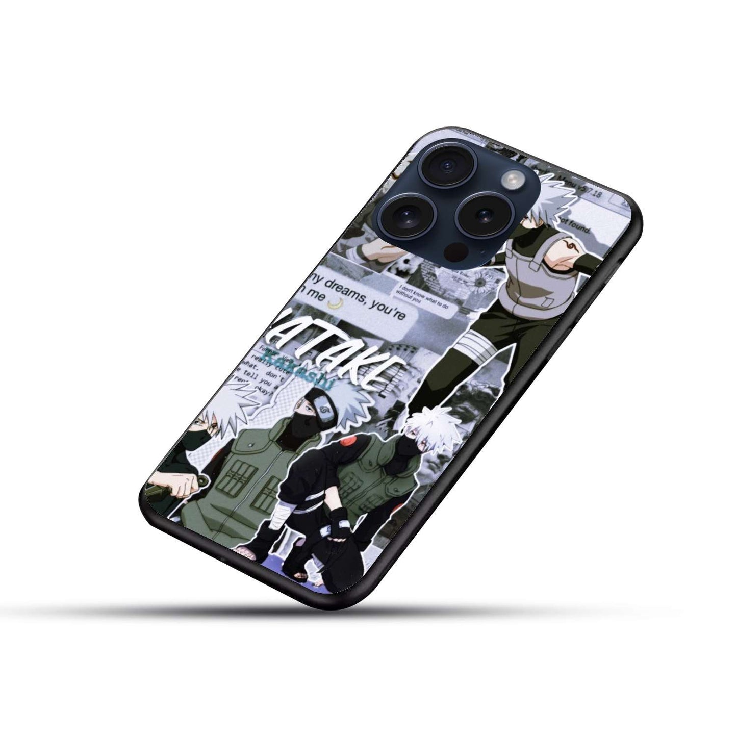 Kakashi Hatake Original Glass Glossy Finish Back Cover