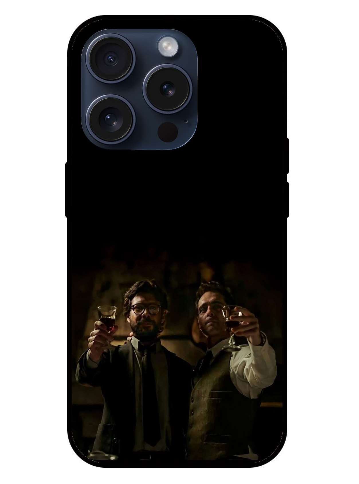 Money Heist Original Glass Glossy Finish Back Cover