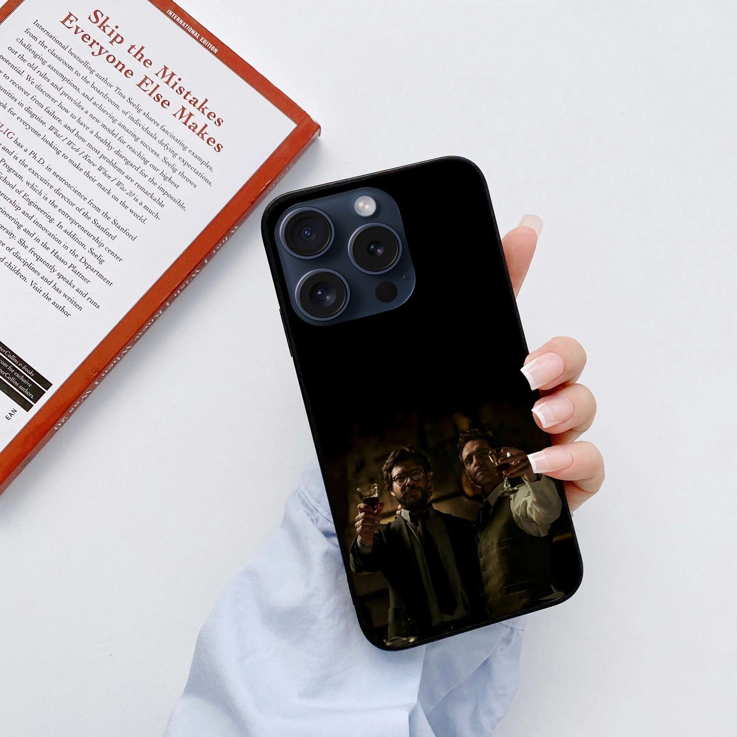 Money Heist Original Glass Glossy Finish Back Cover