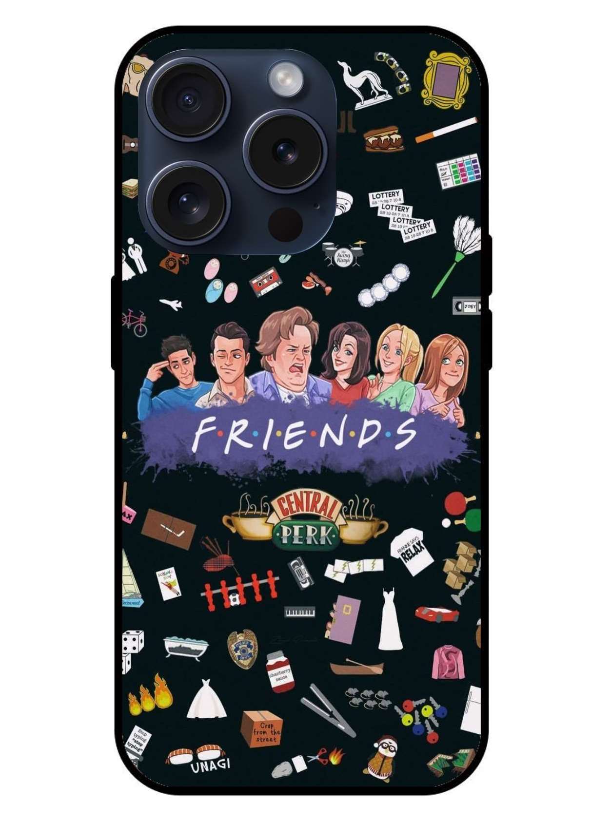 F.R.I.E.N.D.S Original Glass Glossy Finish Back Cover