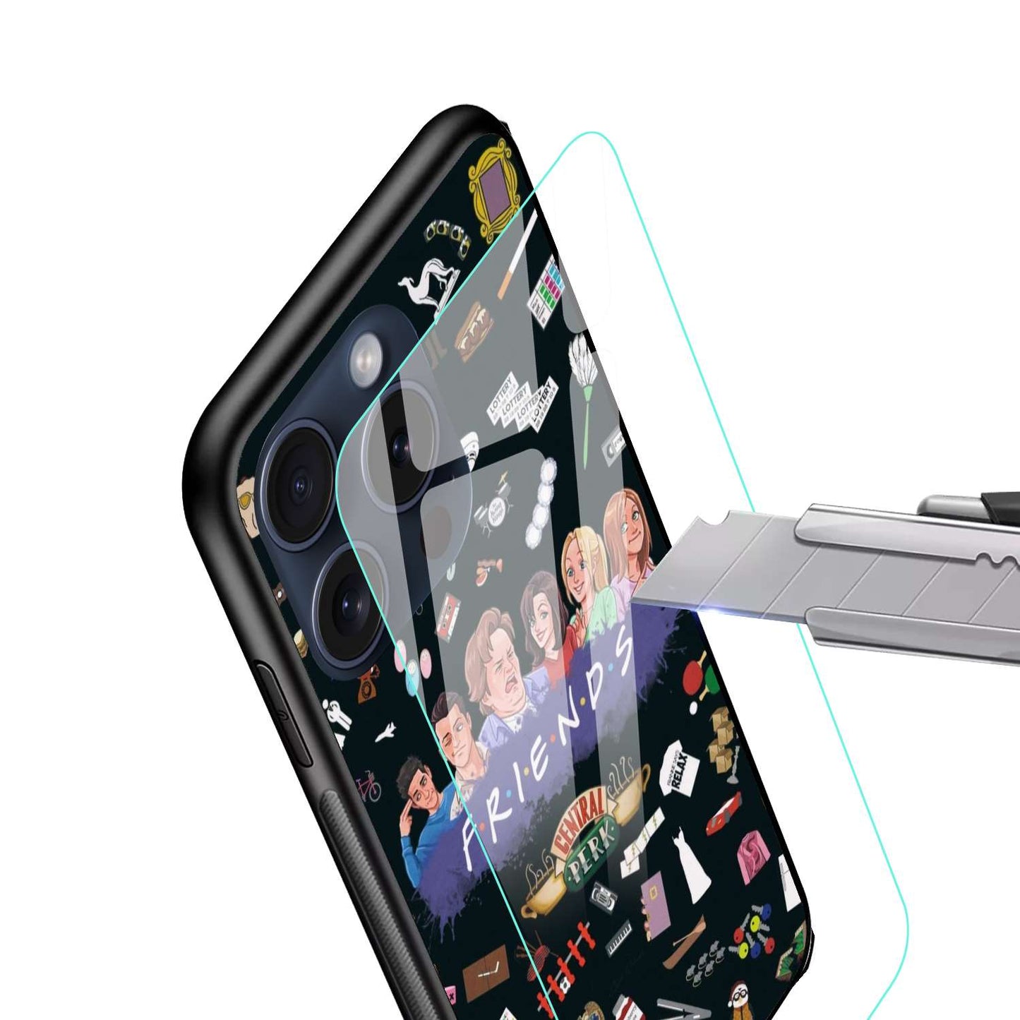 F.R.I.E.N.D.S Original Glass Glossy Finish Back Cover