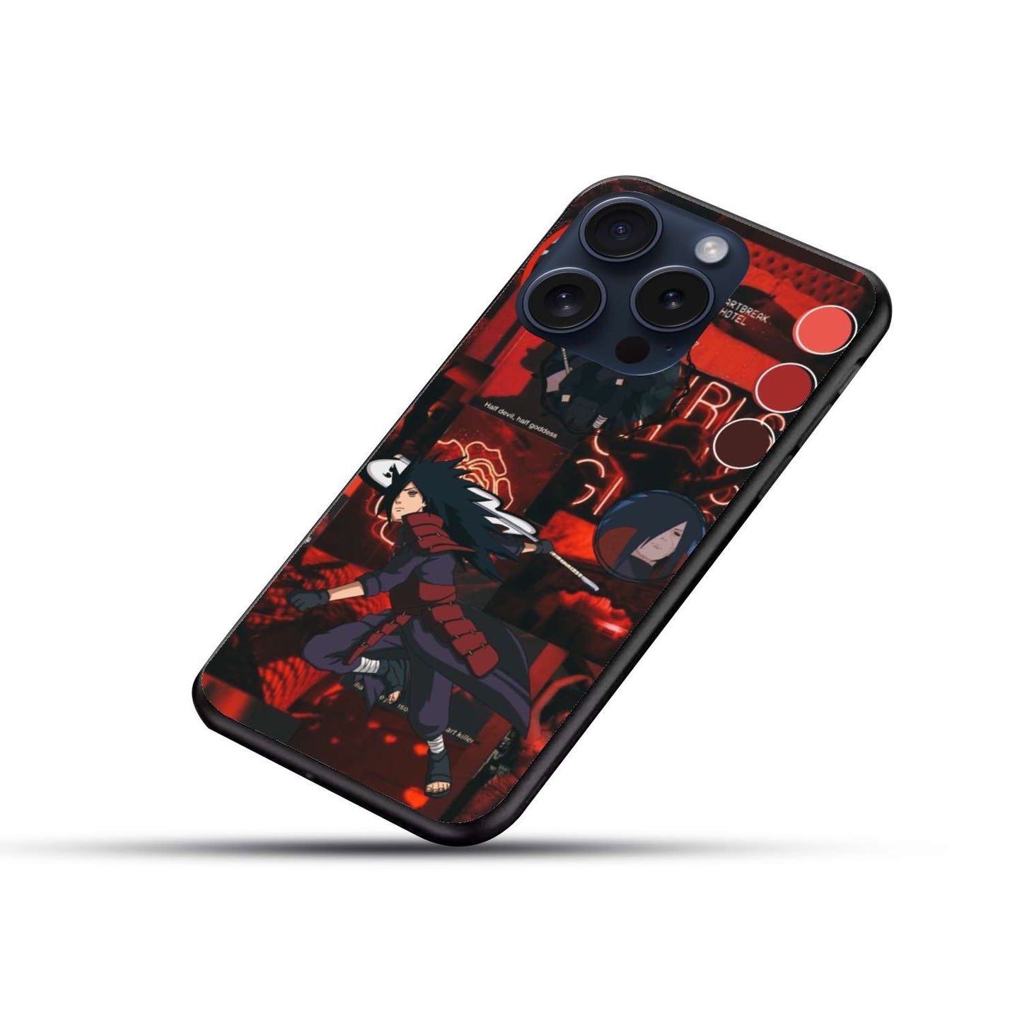 Madara Uchiha Naruto Original Glass Glossy Finish Back Cover