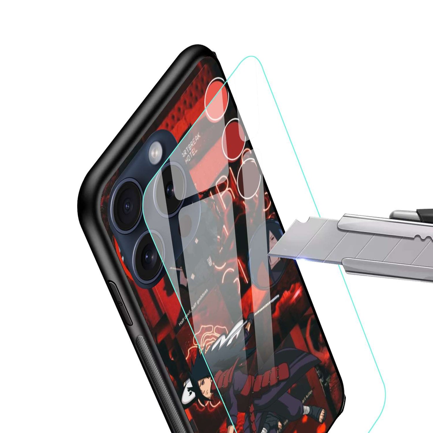Madara Uchiha Naruto Original Glass Glossy Finish Back Cover
