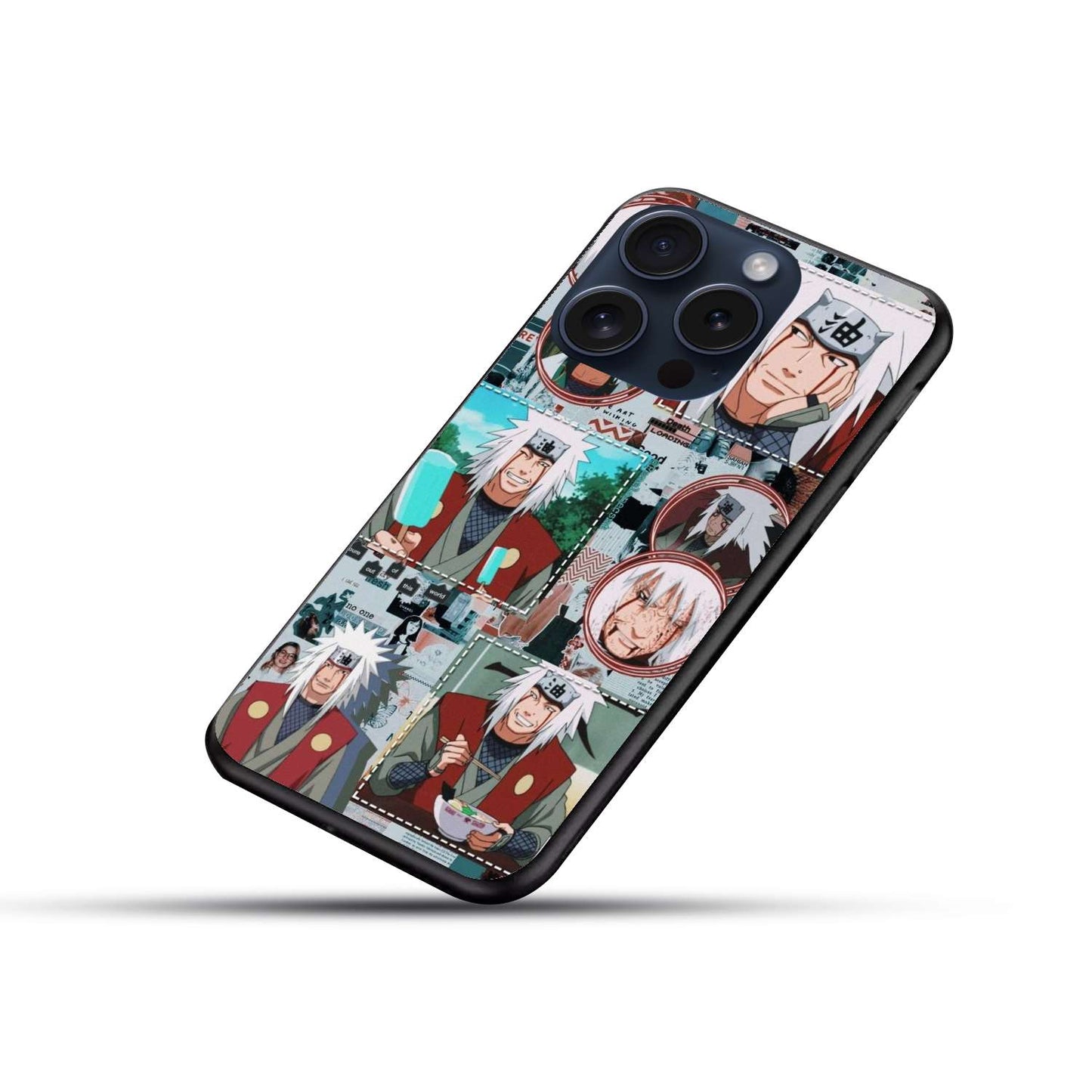 Jiraya naruto Original Glass Glossy Finish Back Cover