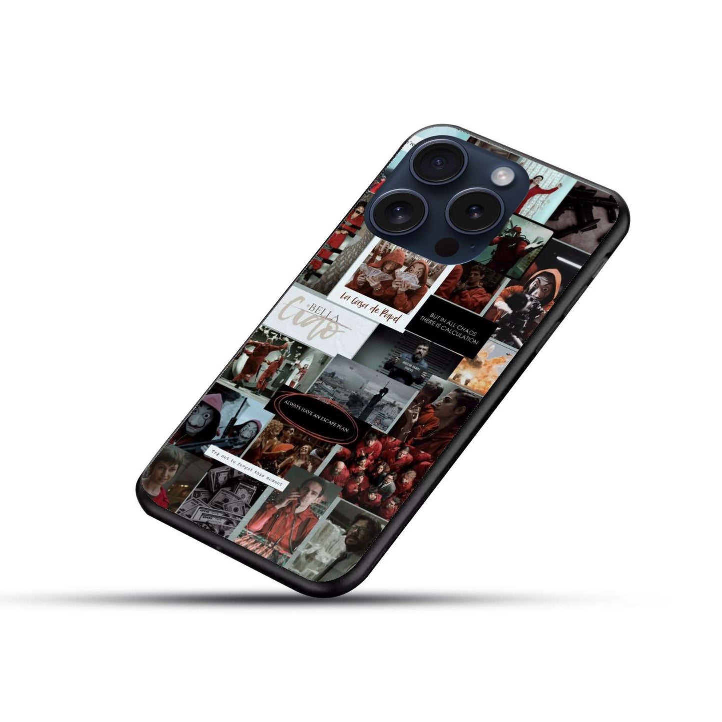 Money Heist Original Glass Glossy Finish Back Cover