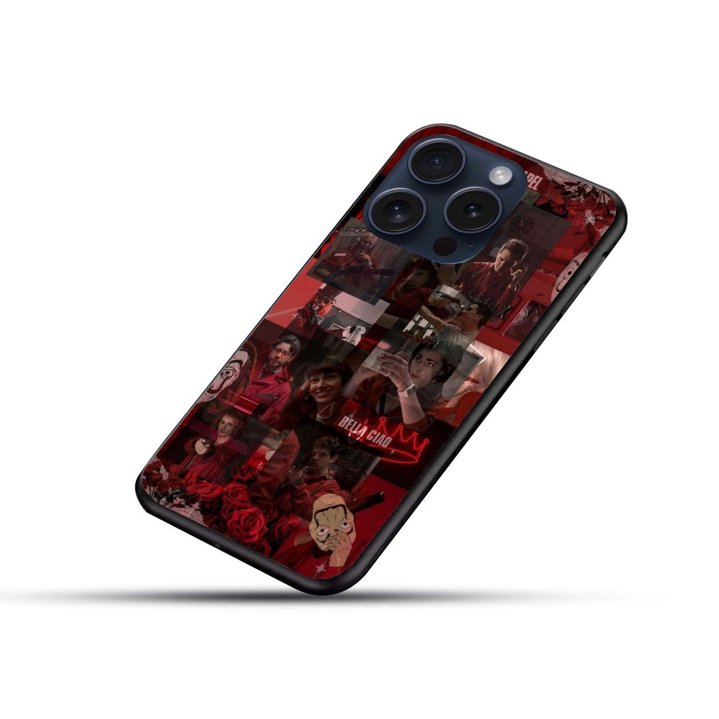 Money Heist Original Glass Glossy Finish Back Cover