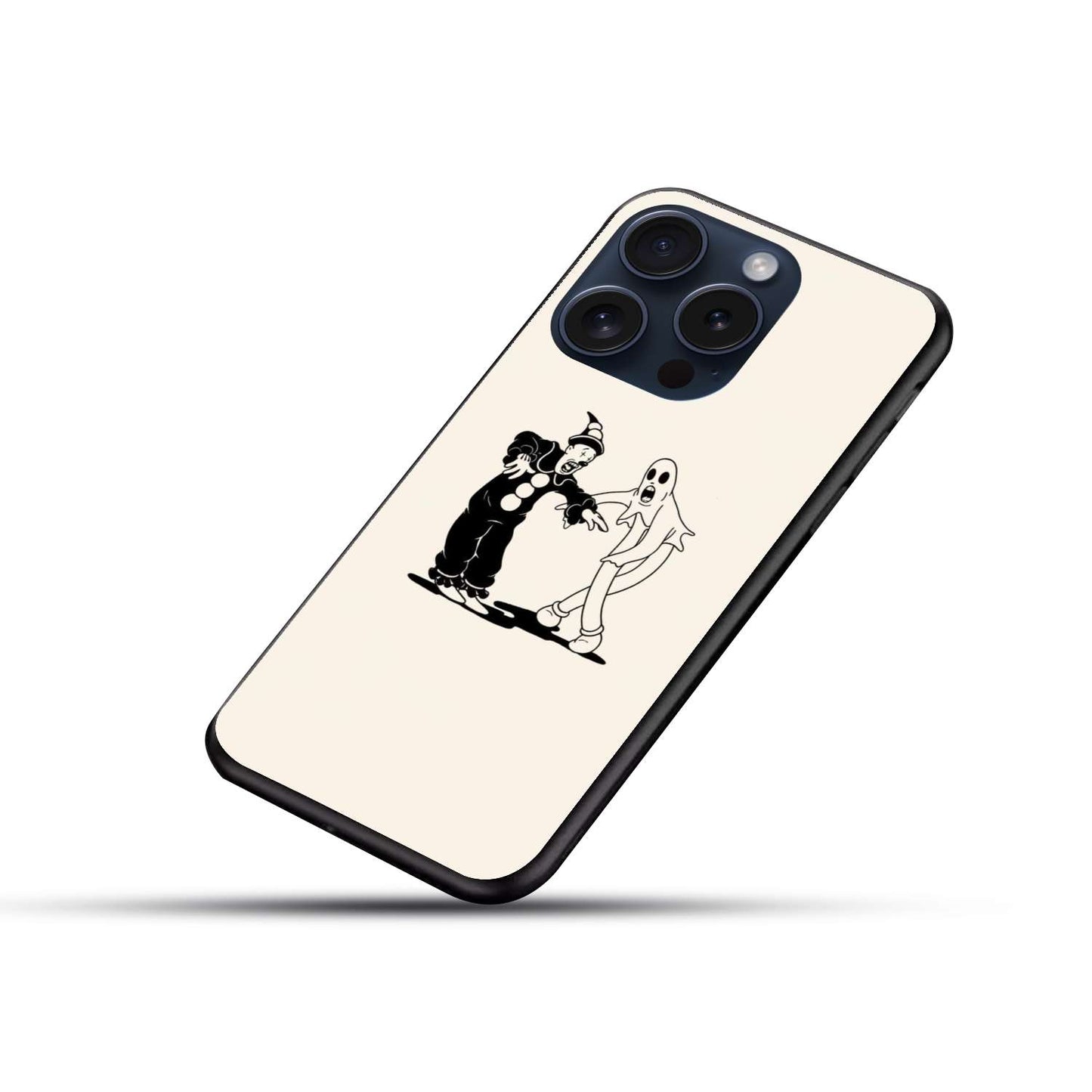 Joker And Ghost Aesthetic Original Glass Glossy Finish Back Cover