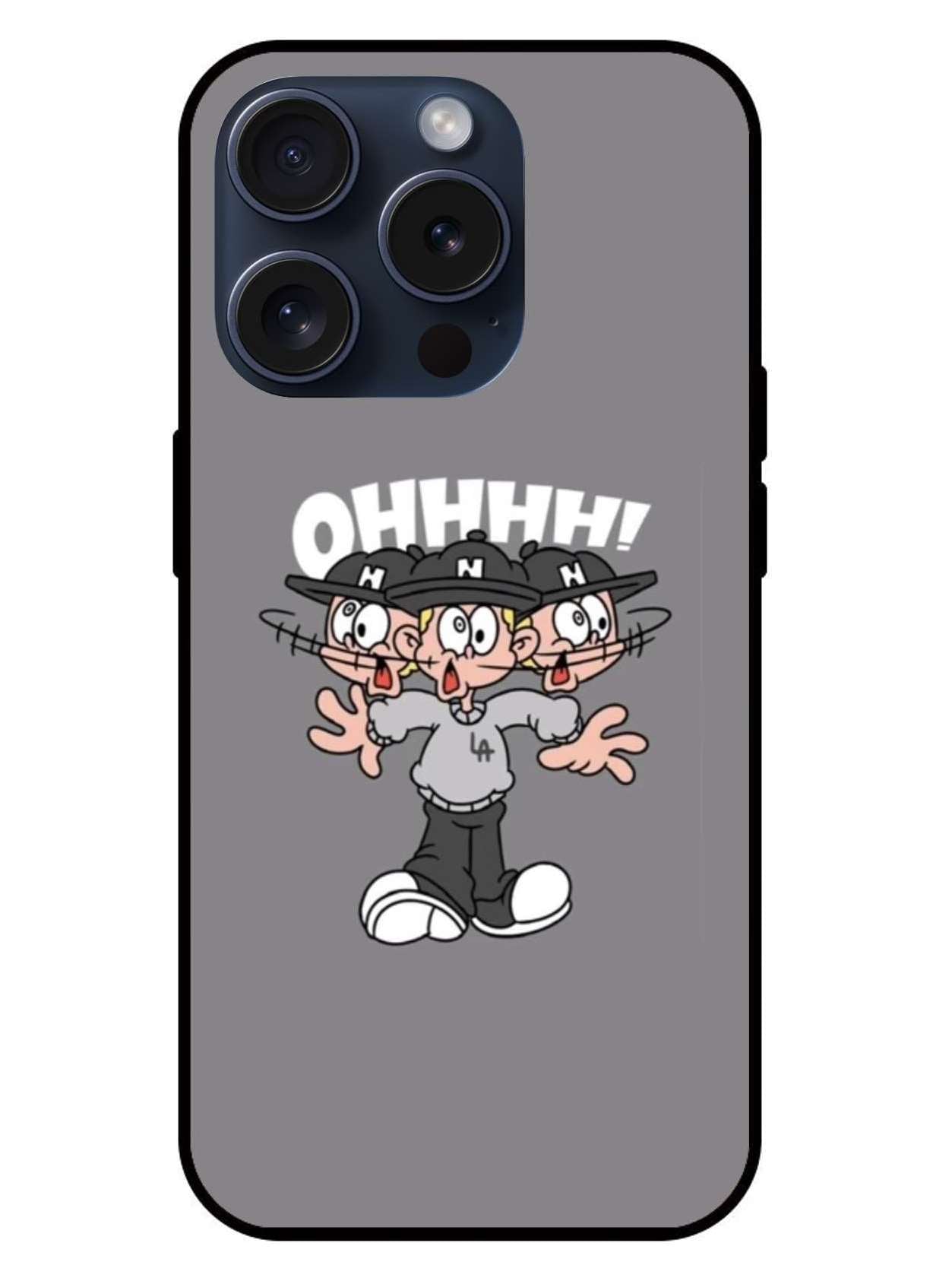 OHHH Original Glass Glossy Finish Back Cover