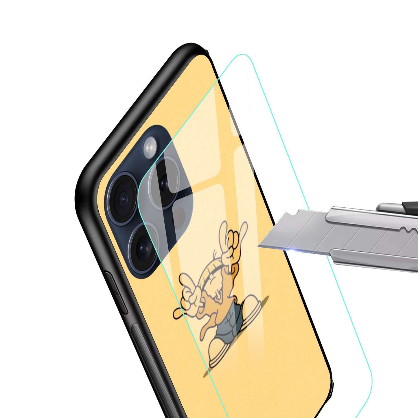 YOOOO Original Glass Glossy Finish Back Cover