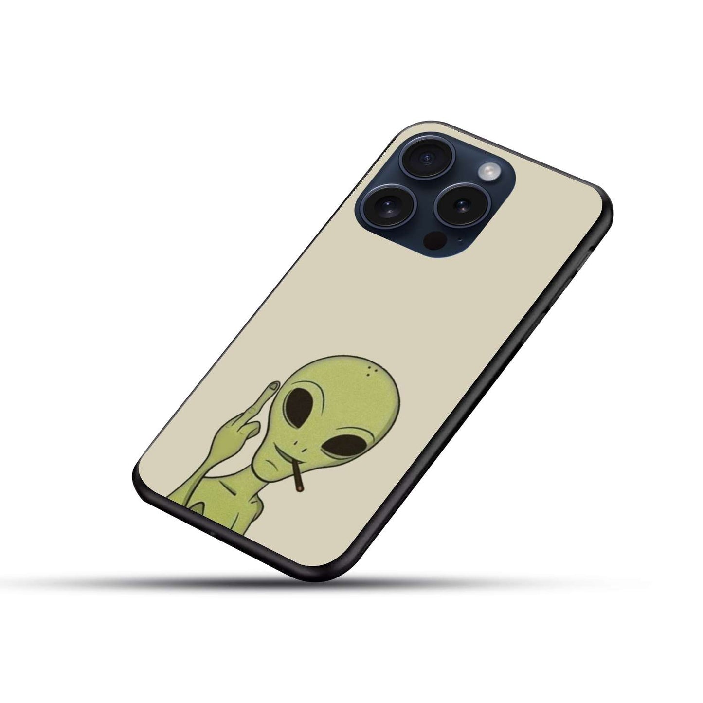 Alien Original Glass Glossy Finish Back Cover