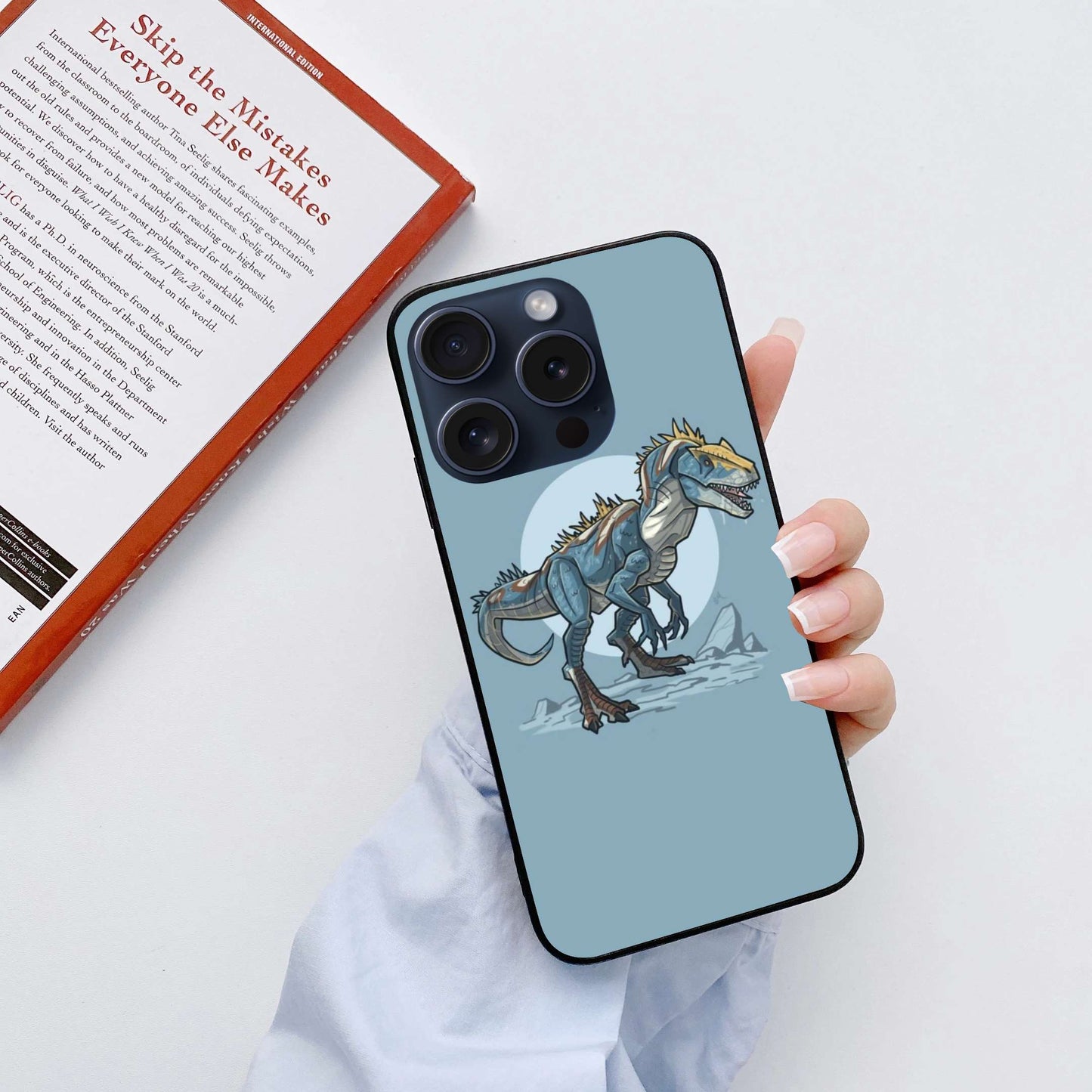 Dinosaur Original Glass Glossy Finish Back Cover