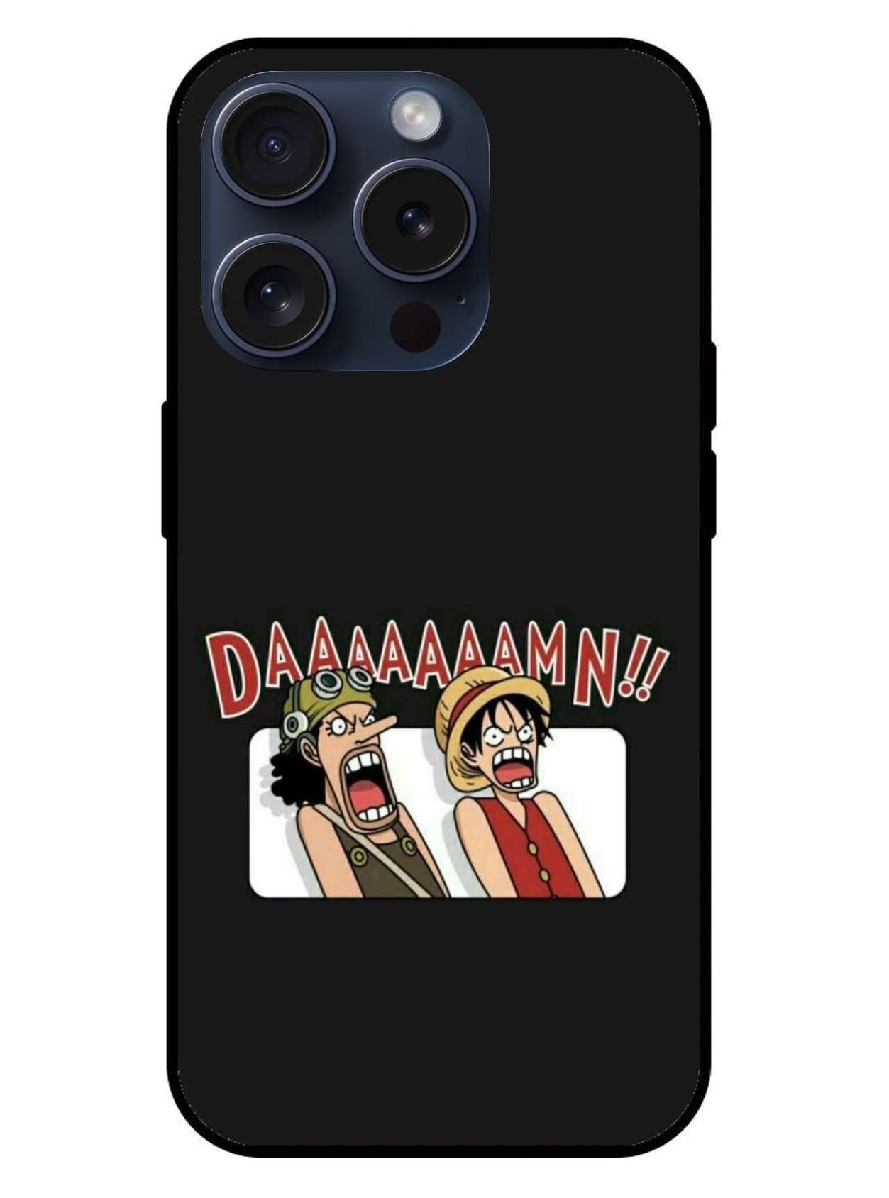 Damnnnn Original Glass Glossy Finish Back Cover